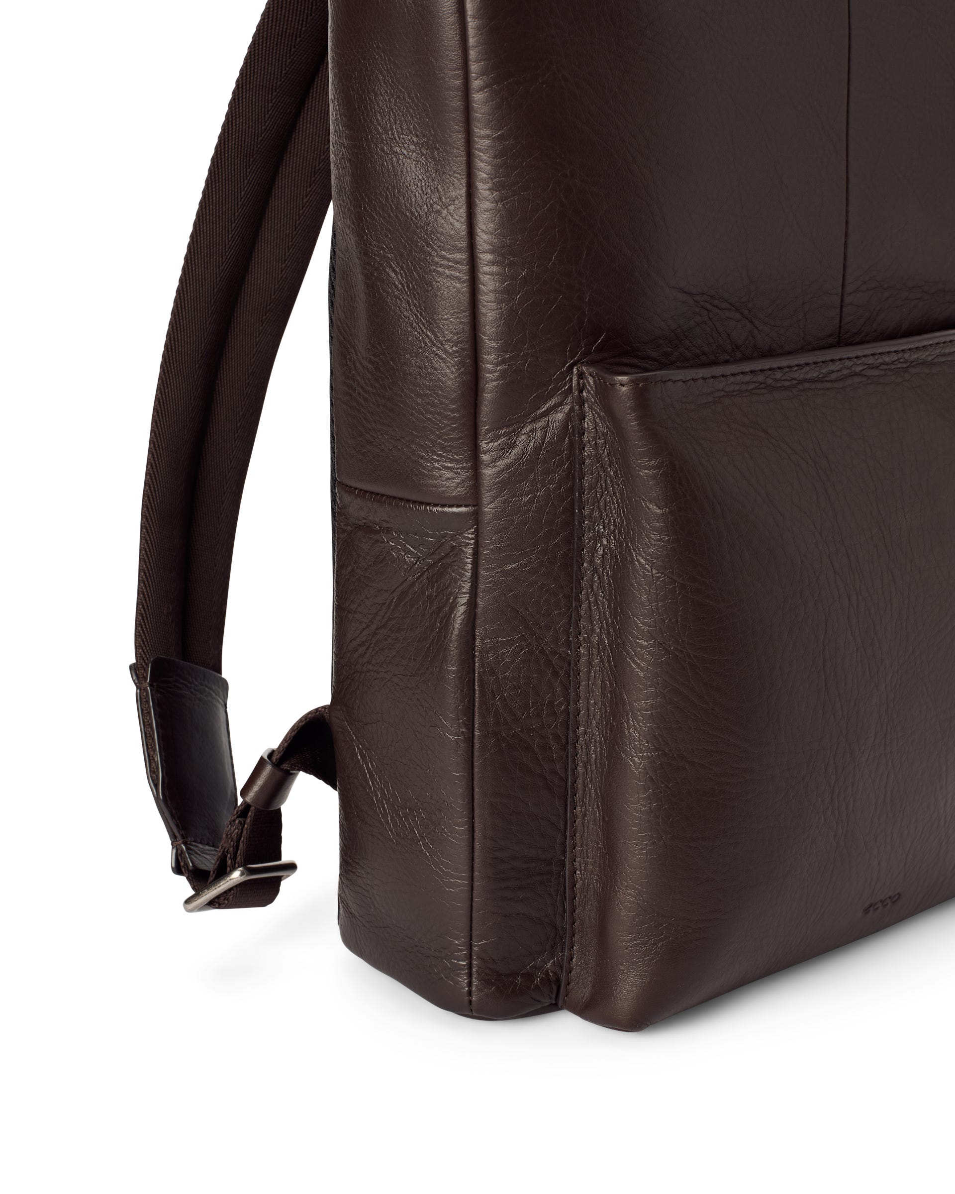 ECCO® SQUARE PACK CITY Fyrkantig ryggsäck skinn - Brun - Main