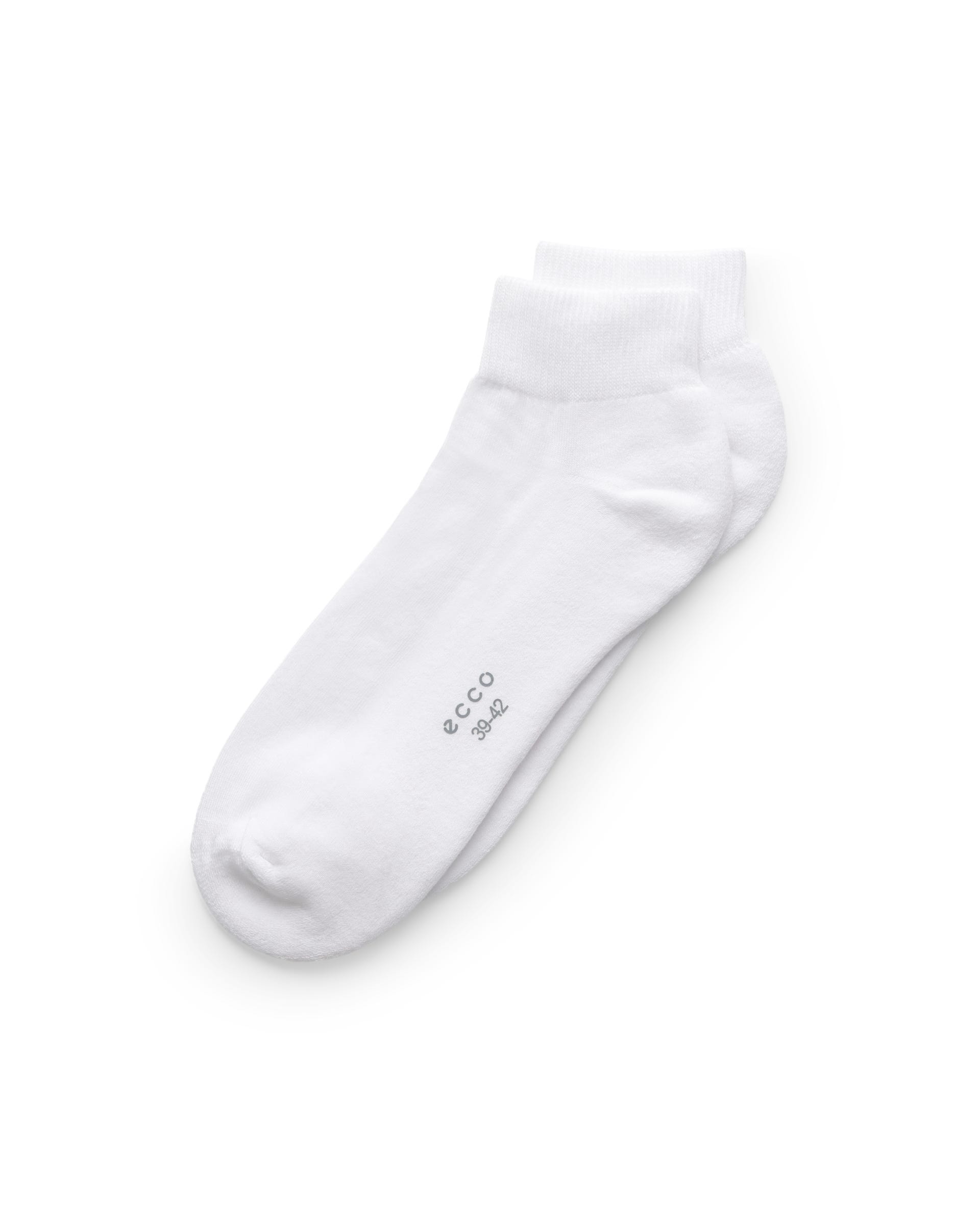 Unisex ECCO® RETRO Low-Cut Socks | White
