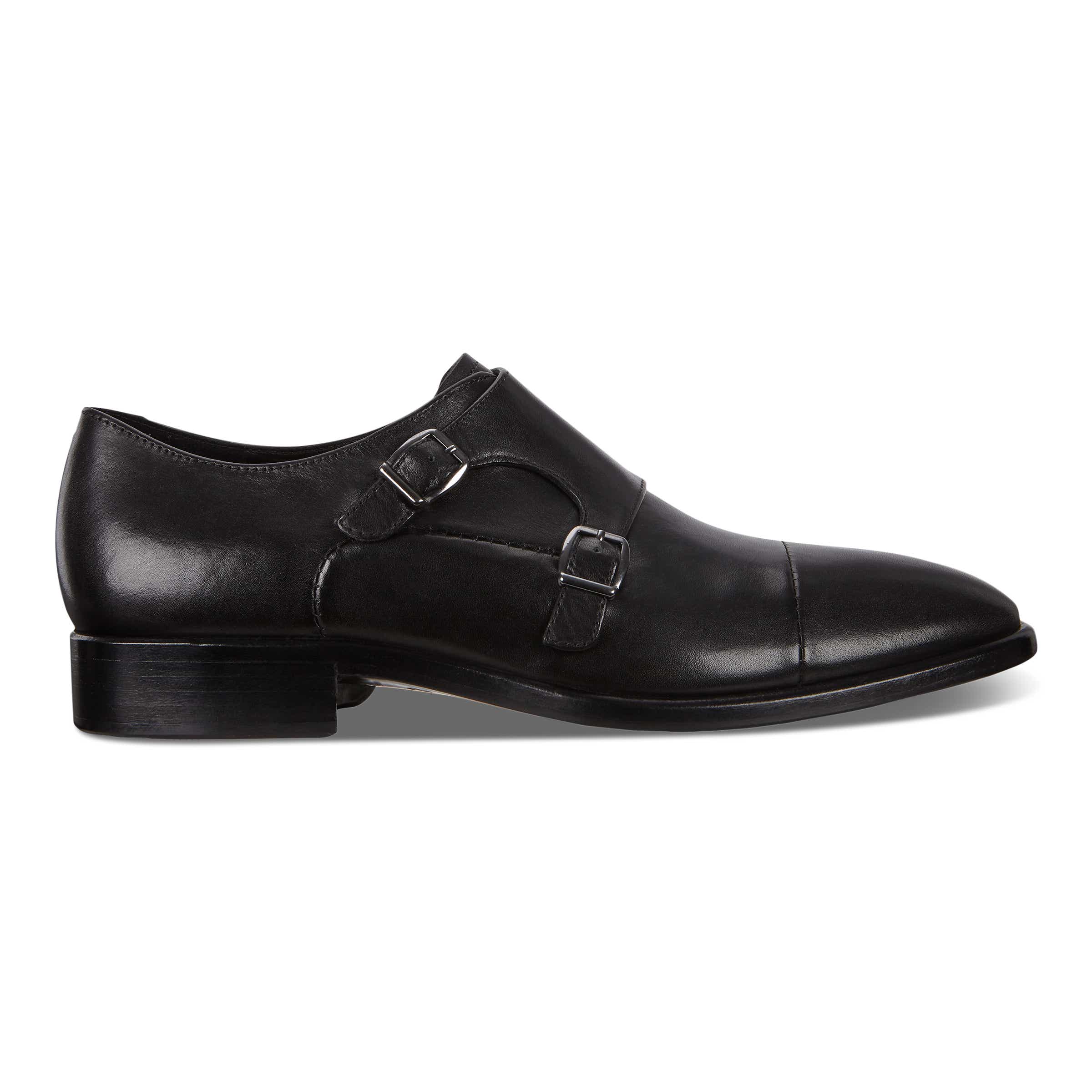 Men's ECCO® Vitrus Mondial Leather Derby Shoe - Black - Outside