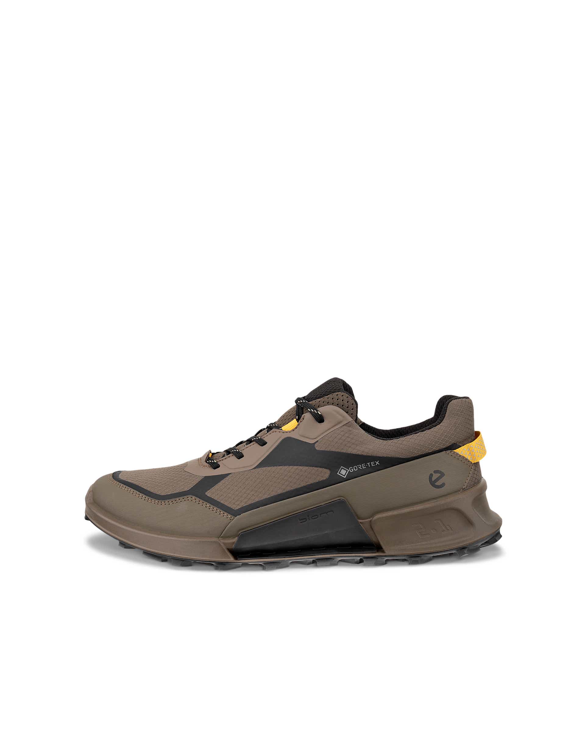 ECCO® BIOM 2.1 X MOUNTAIN muške visoke tenisice od tekstila s Gore-Texom - Smeđa - Outside