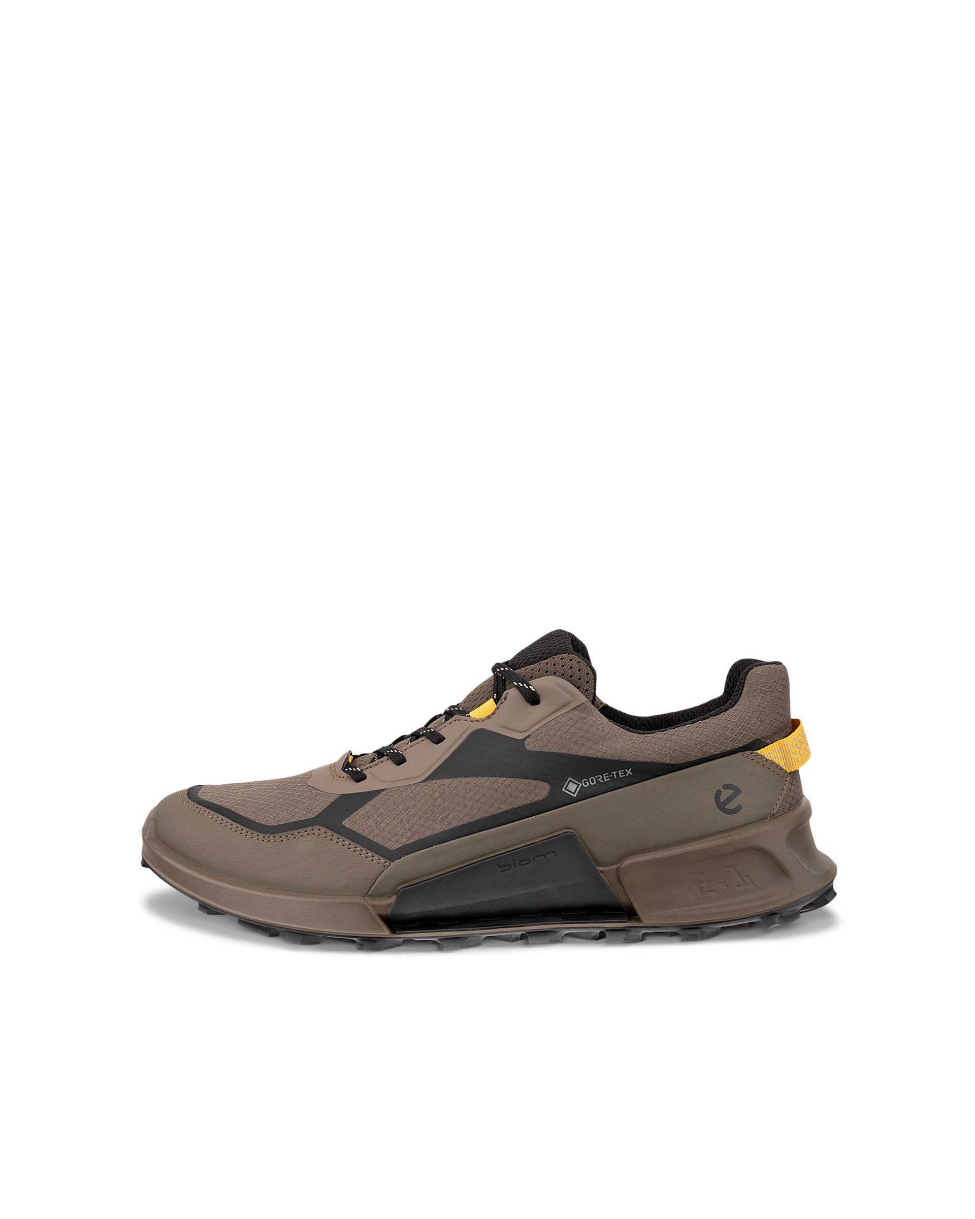 ECCO® BIOM 2.1 muške visoke tenisice od tekstila s Gore-Texom - Smeđa - Outside