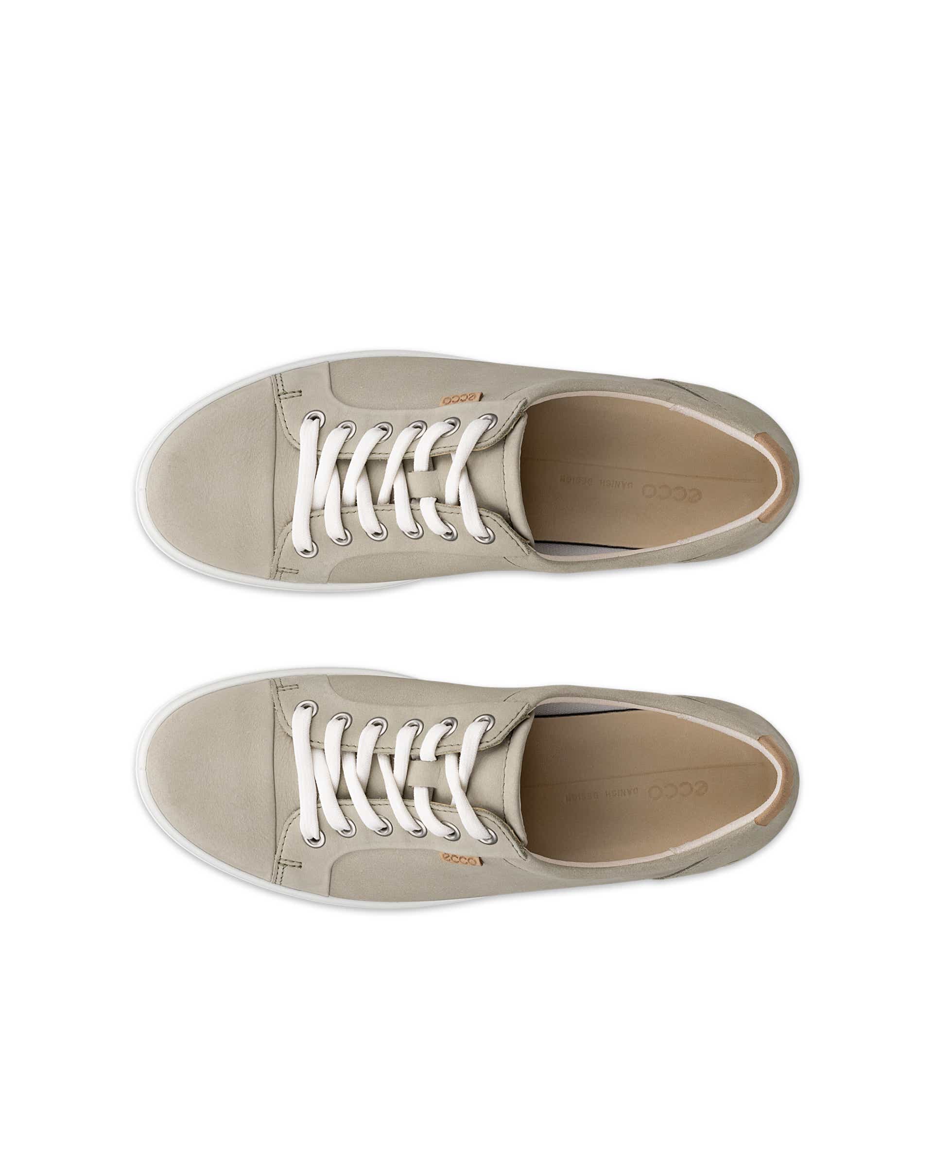 Sneaker en cuir ECCO® Soft 7 pour femme - Vert - Top left pair
