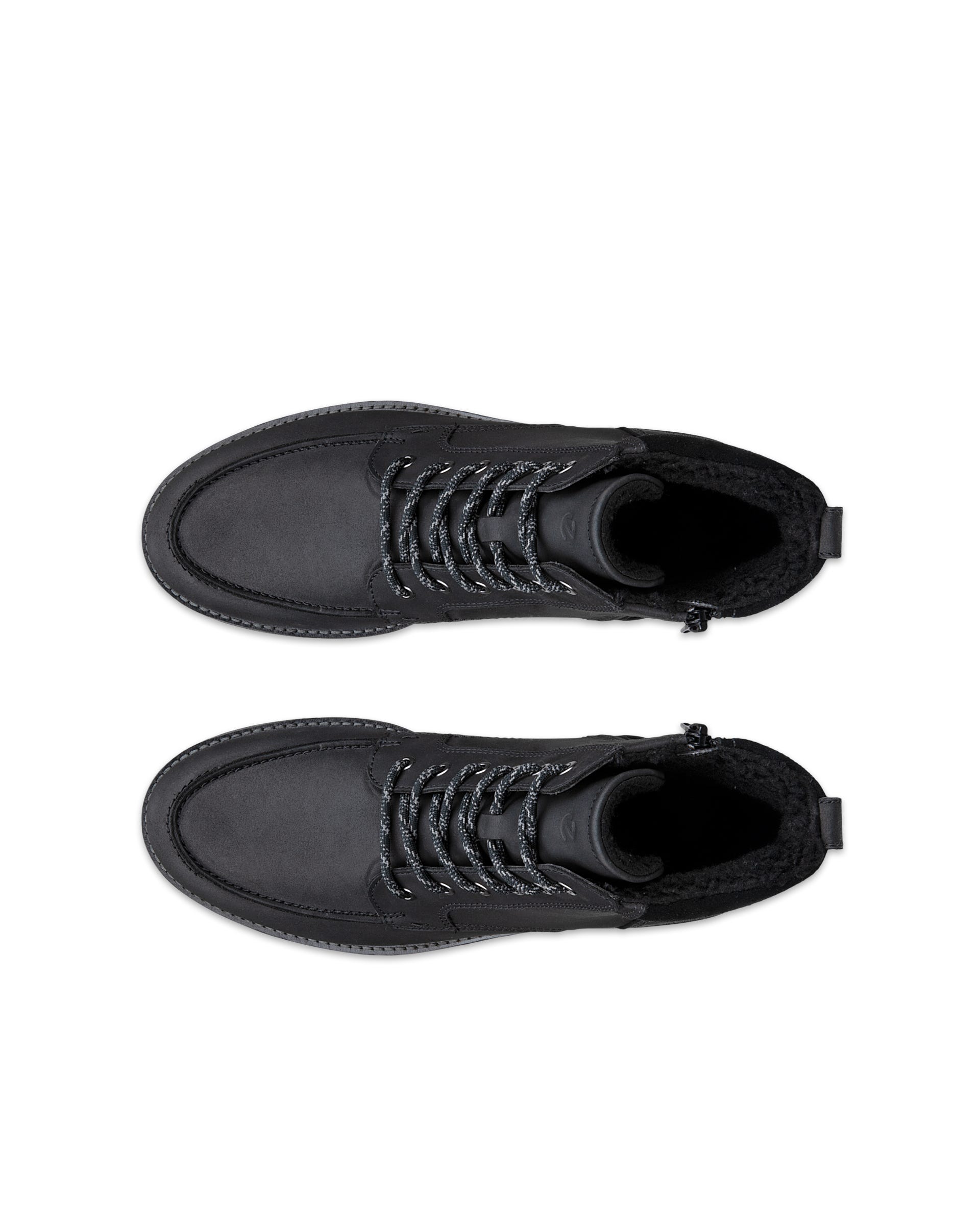 ECCO® CHARLESTOWN Herren Wasserdichte Schnürstiefel aus Nubukleder - Schwarz - Outside