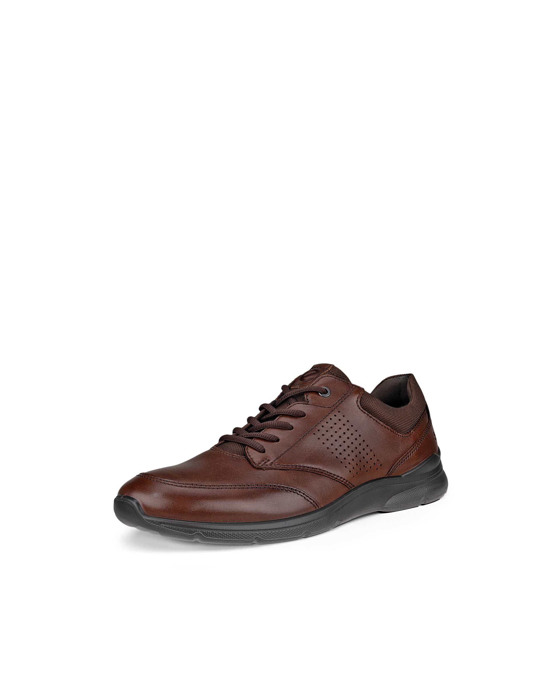 ECCO® Irving chaussures à lacet en cuir pour homme - Brun - Main