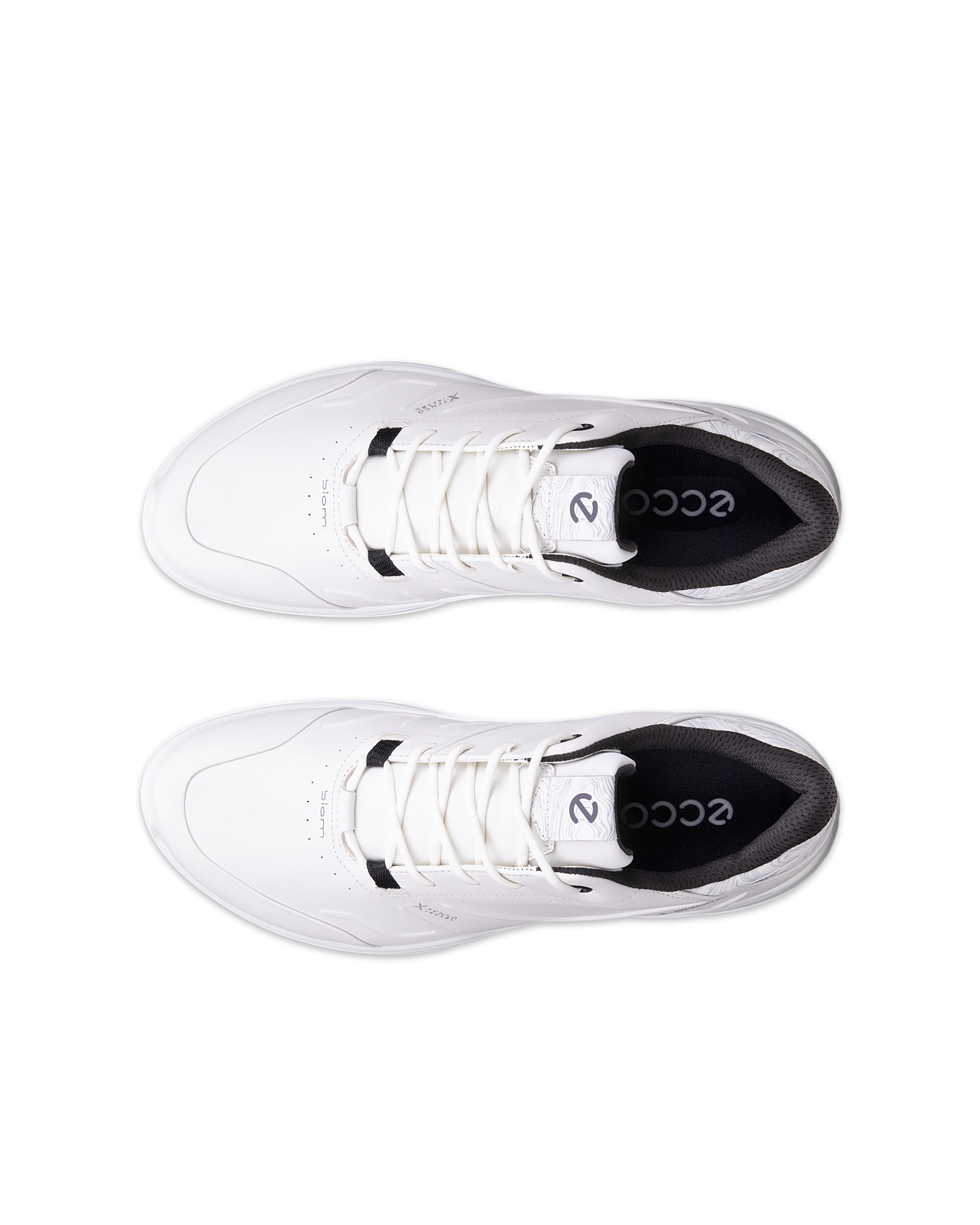 Men's ECCO® Golf Biom H6 Leather Waterproof Golf Shoe - White - Outside