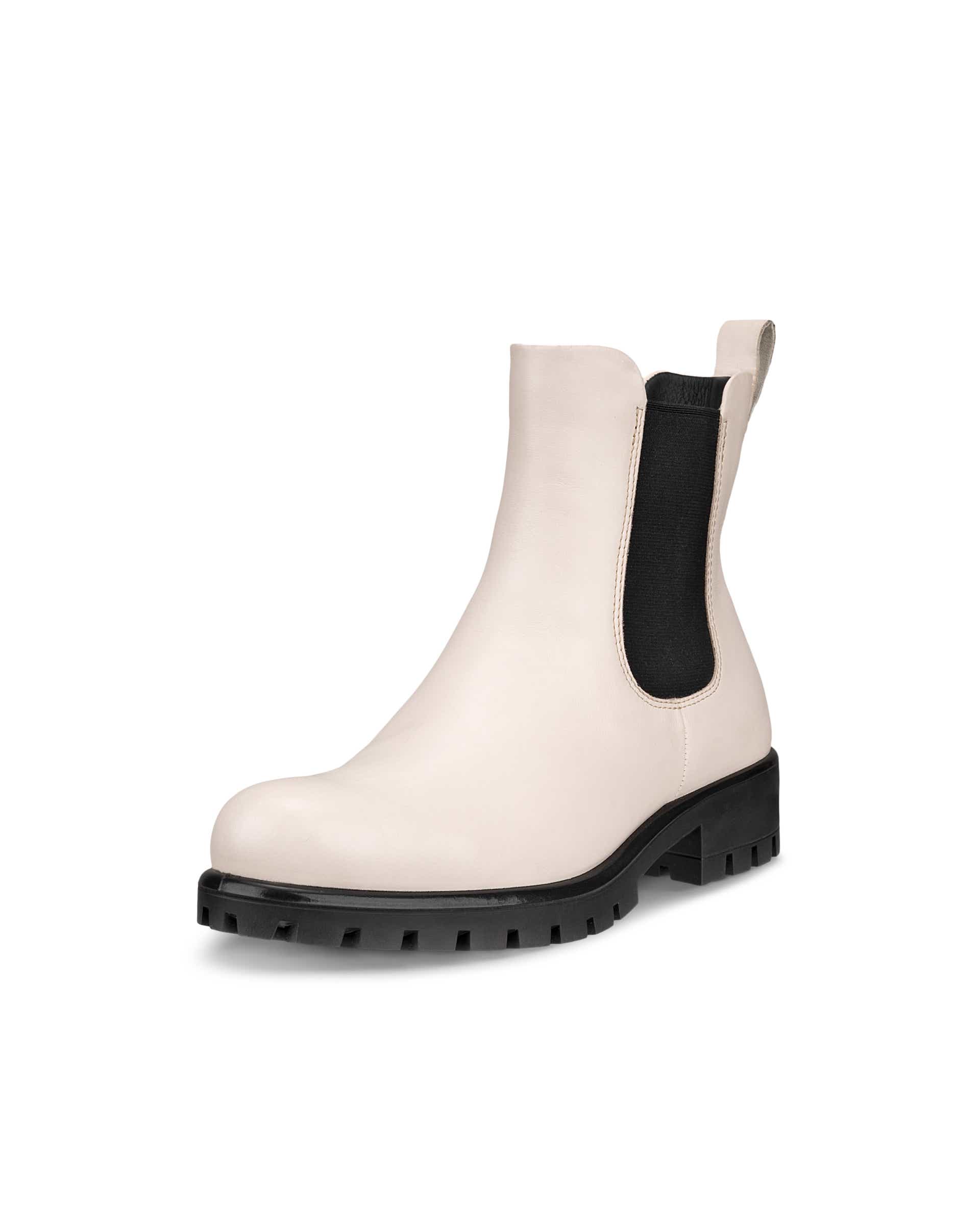 ECCO® Modtray Damen Chelsea Boot aus Leder - Beige - Main