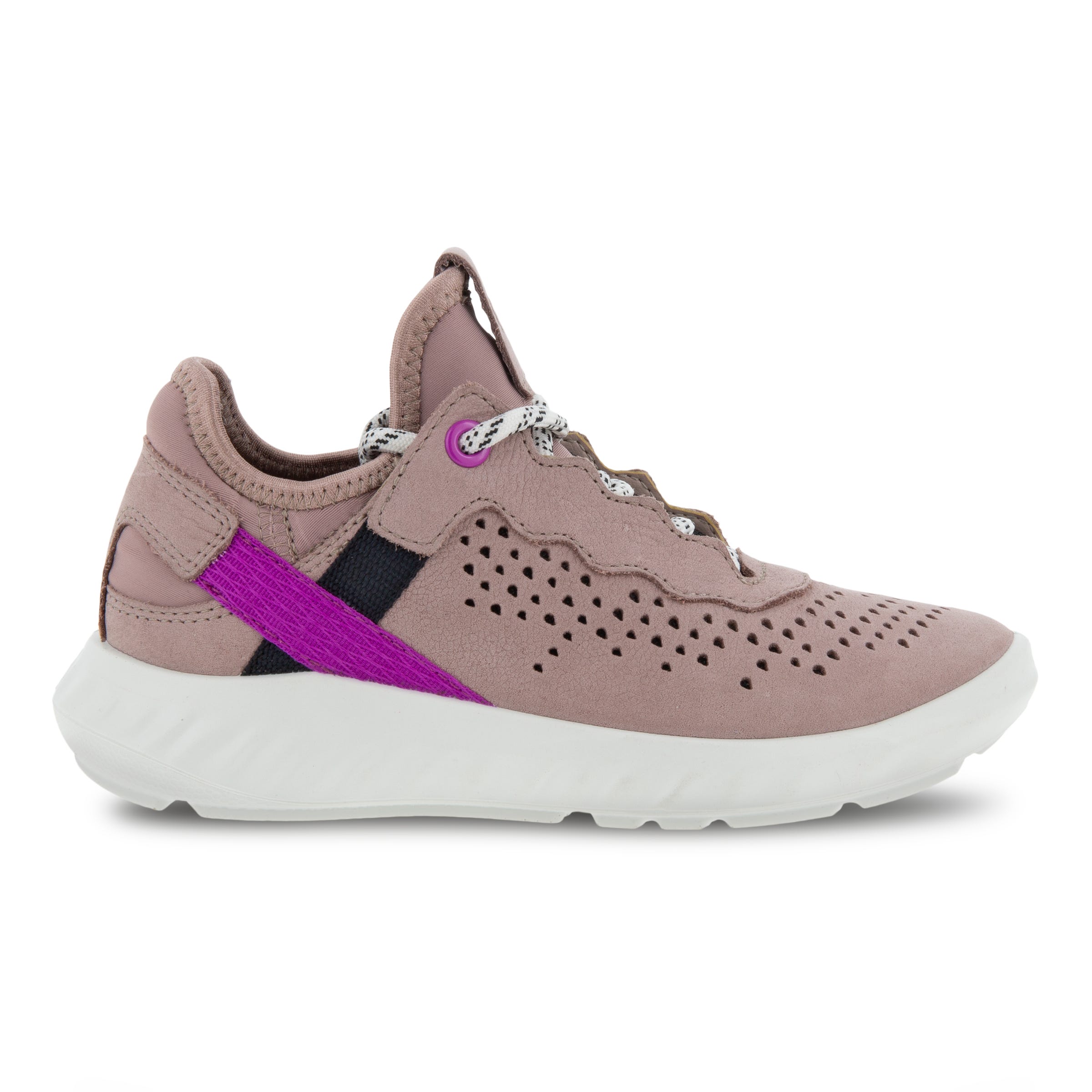 Kids' ECCO® SP.1 Lite Nubuck Sneaker - Pink - Outside
