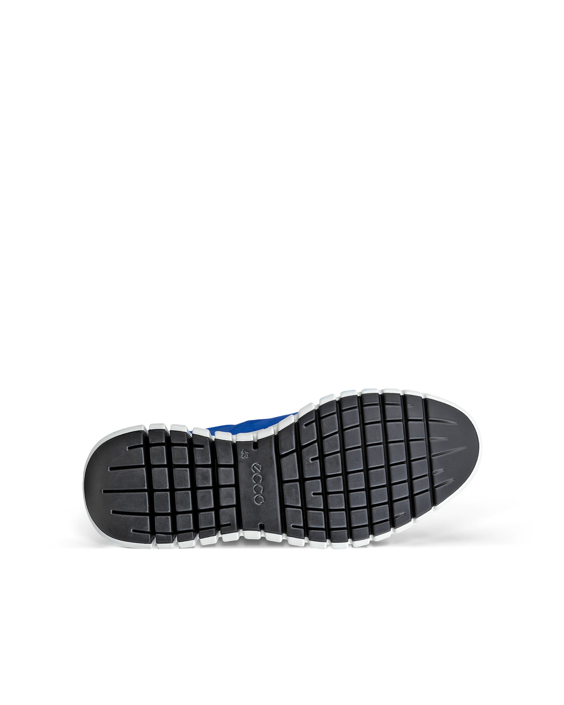 Men's ECCO® Gruuv Nubuck Trainer - Blue - Sole