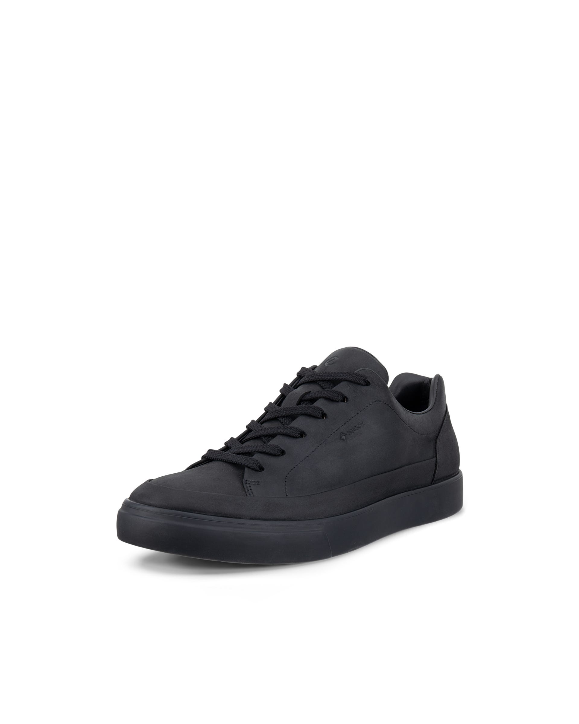 ECCO® SOFT 10 Gore-Tex sneakers i nubuck til herrer - Sort - Main