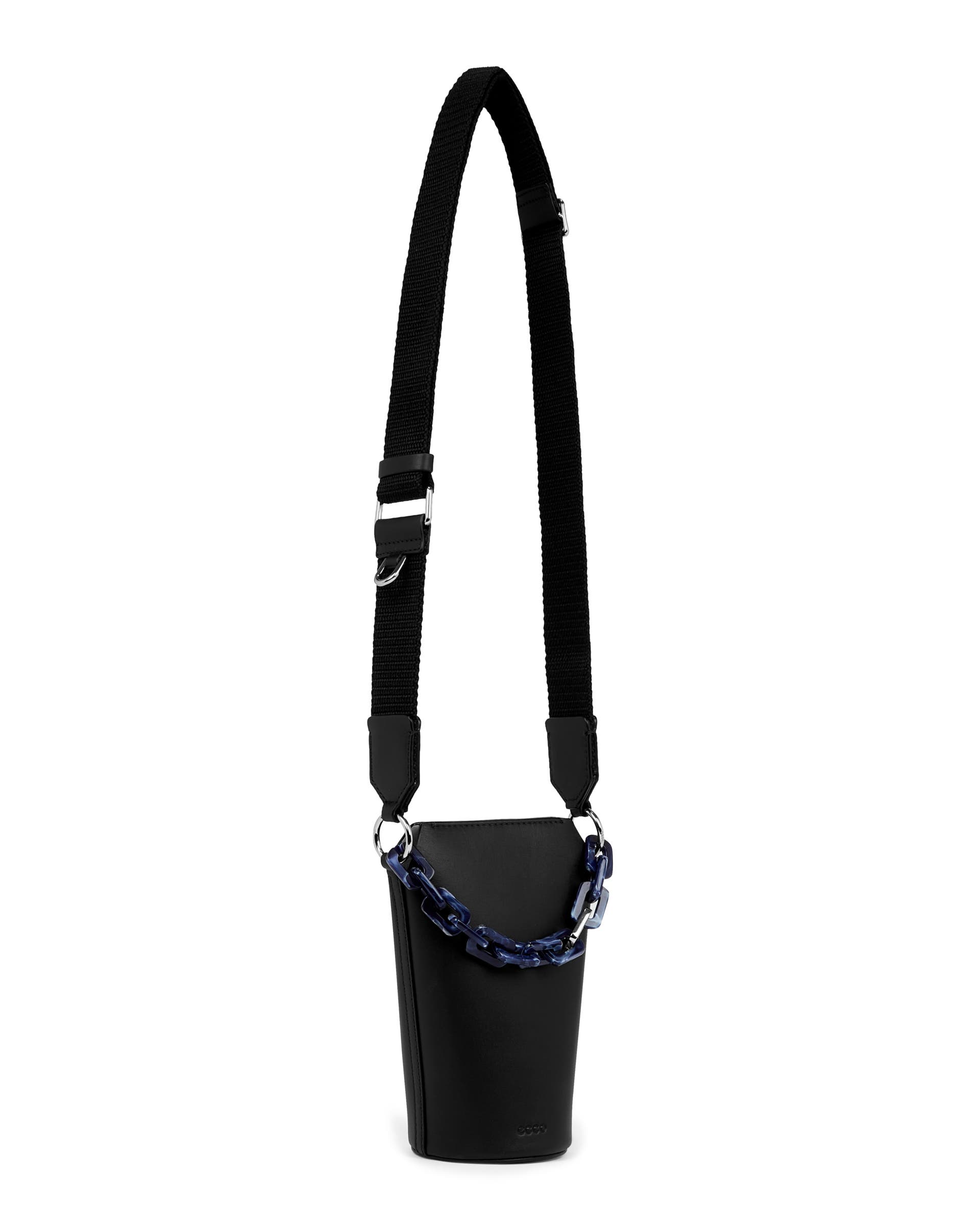 ECCO® Pot Leather Crossbody Bag - Black - Main
