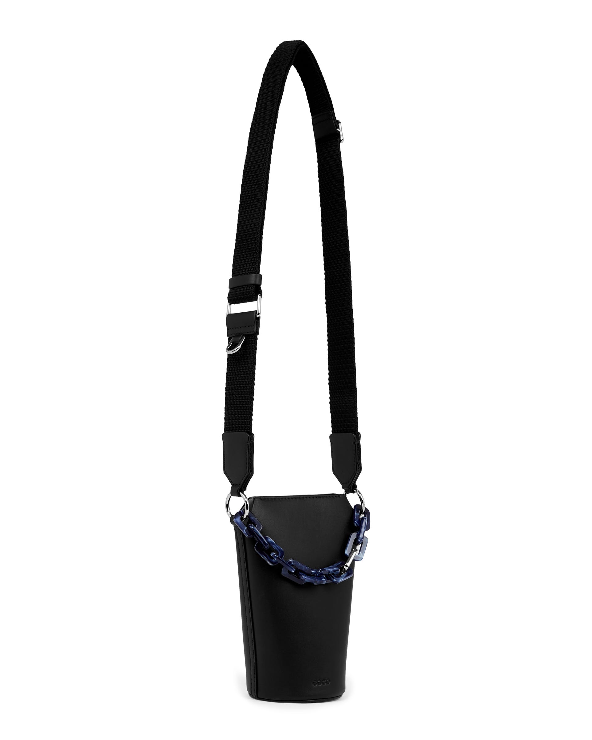 ECCO® Pot Leather Crossbody Bag - Black - Main