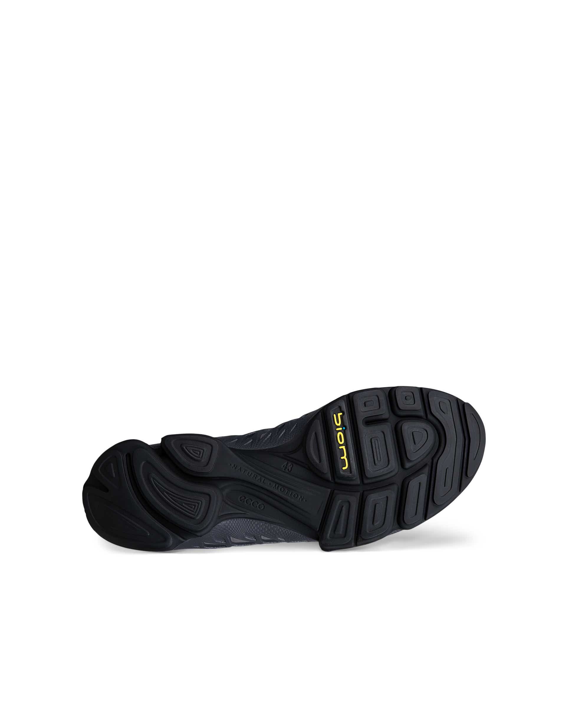 Pánské kožené outdoorové Gore-Tex tenisky ECCO® BIOM AEX - Šedá - Sole