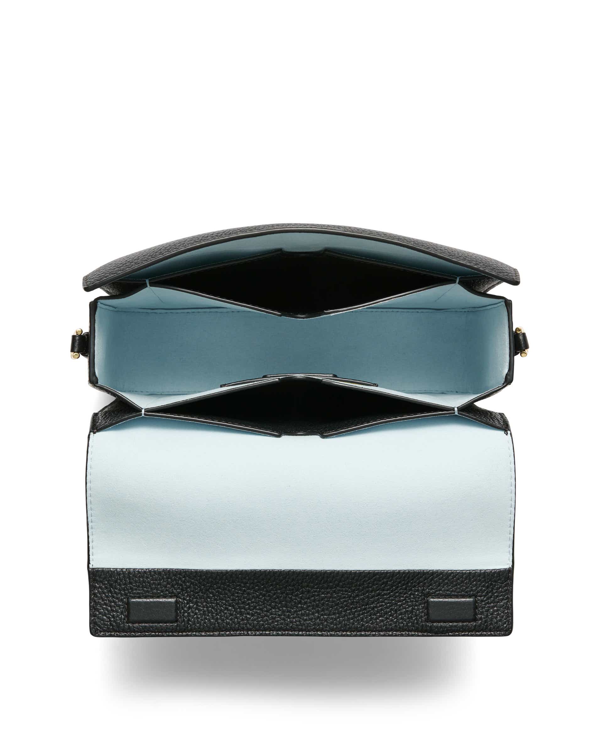 ECCO® Leather Pinch Crossbody Bag - Black - Birdeye