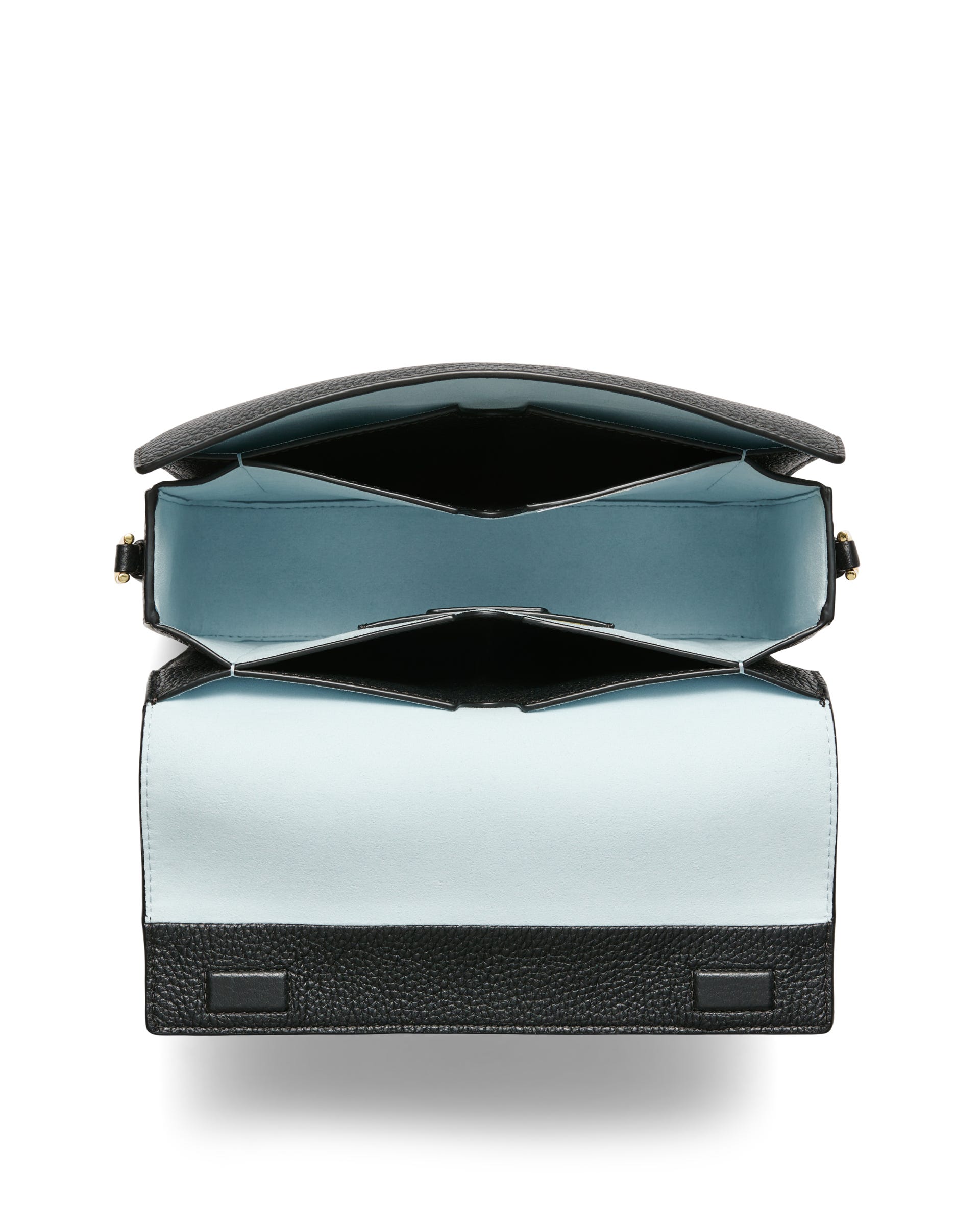 ECCO® 가죽 핀치 크로스바디 백 - 블랙 - Birdeye