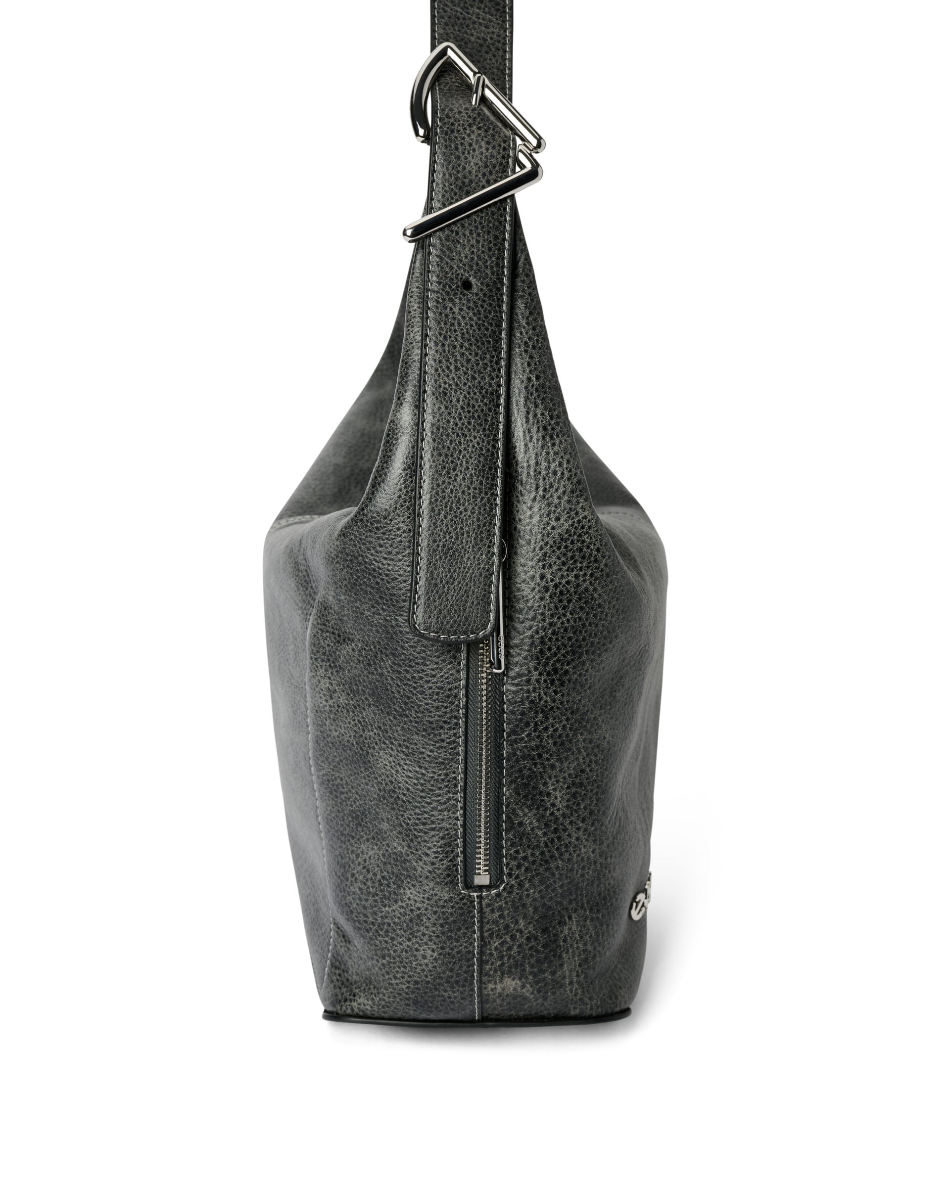 ECCO® Hobo Medium Leather Shoulder Bag - Multicolor - Detail-2