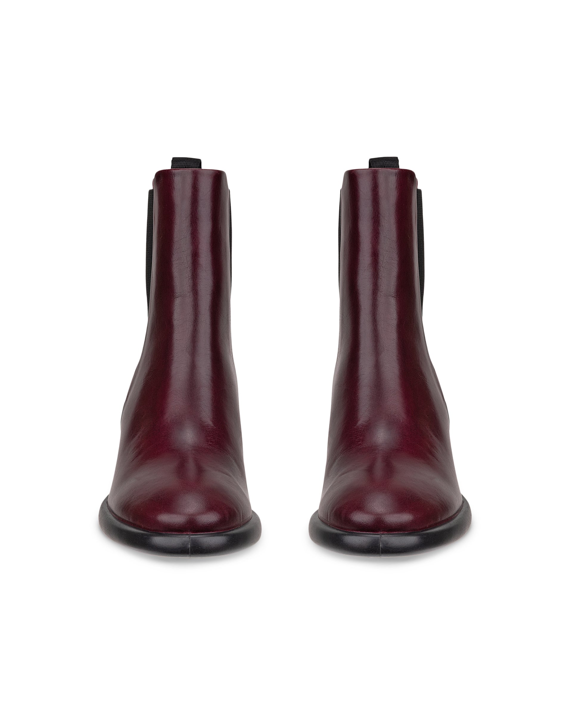 ECCO® SCULPTED LX 55 Damen Chelsea Boot aus Leder - Rot - Front pair