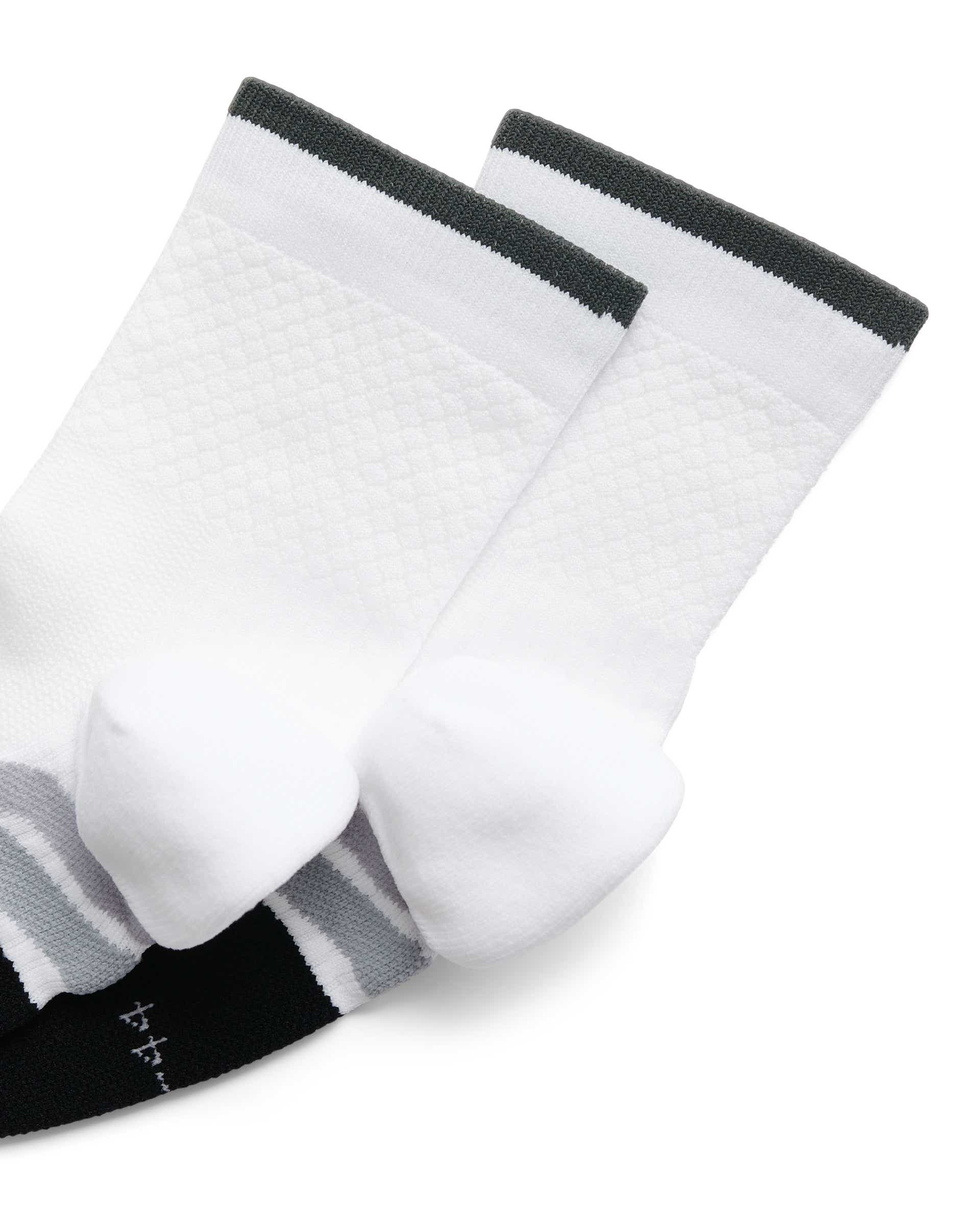 Unisex ponožky střední délky ECCO® - Bílá - Detail-1