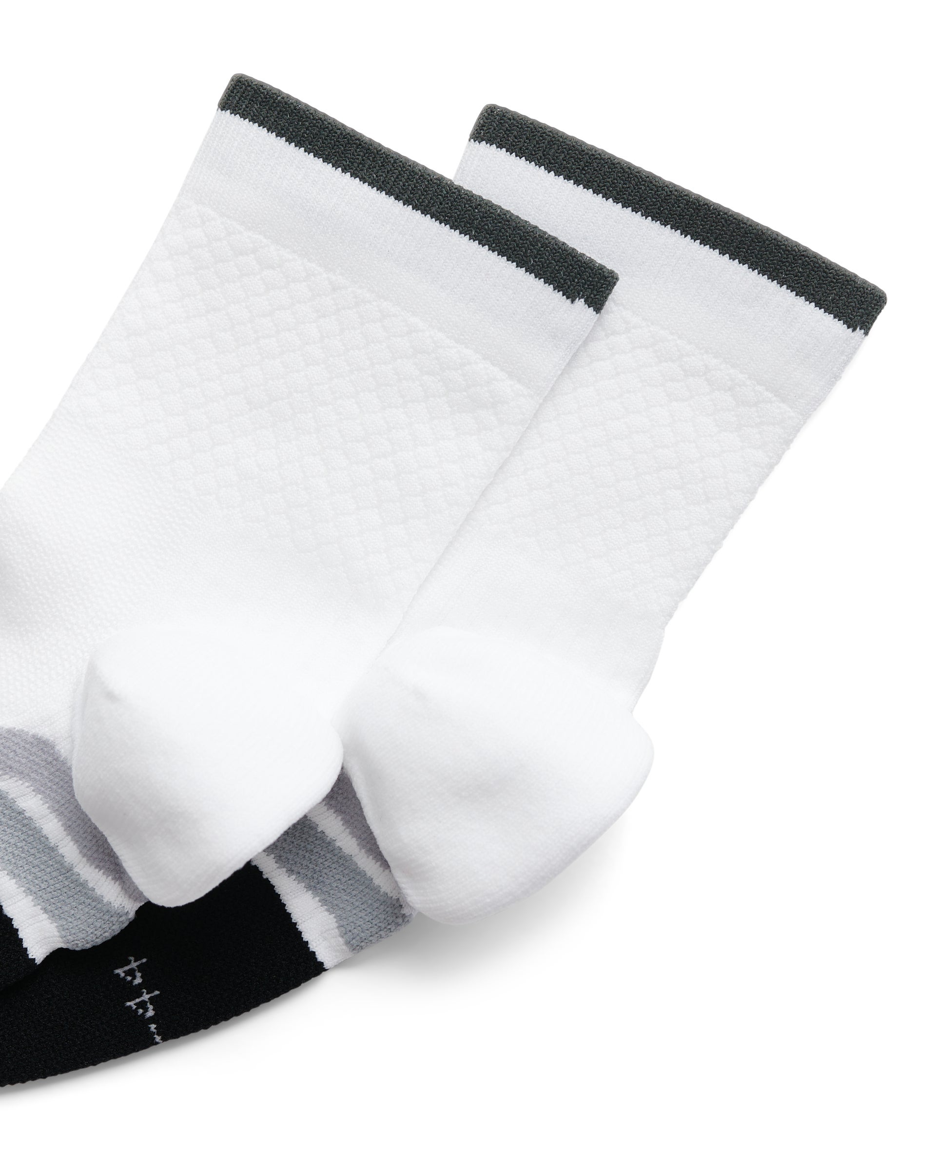 Uniseks srednje visoke nogavice ECCO® - Bela - Detail-1