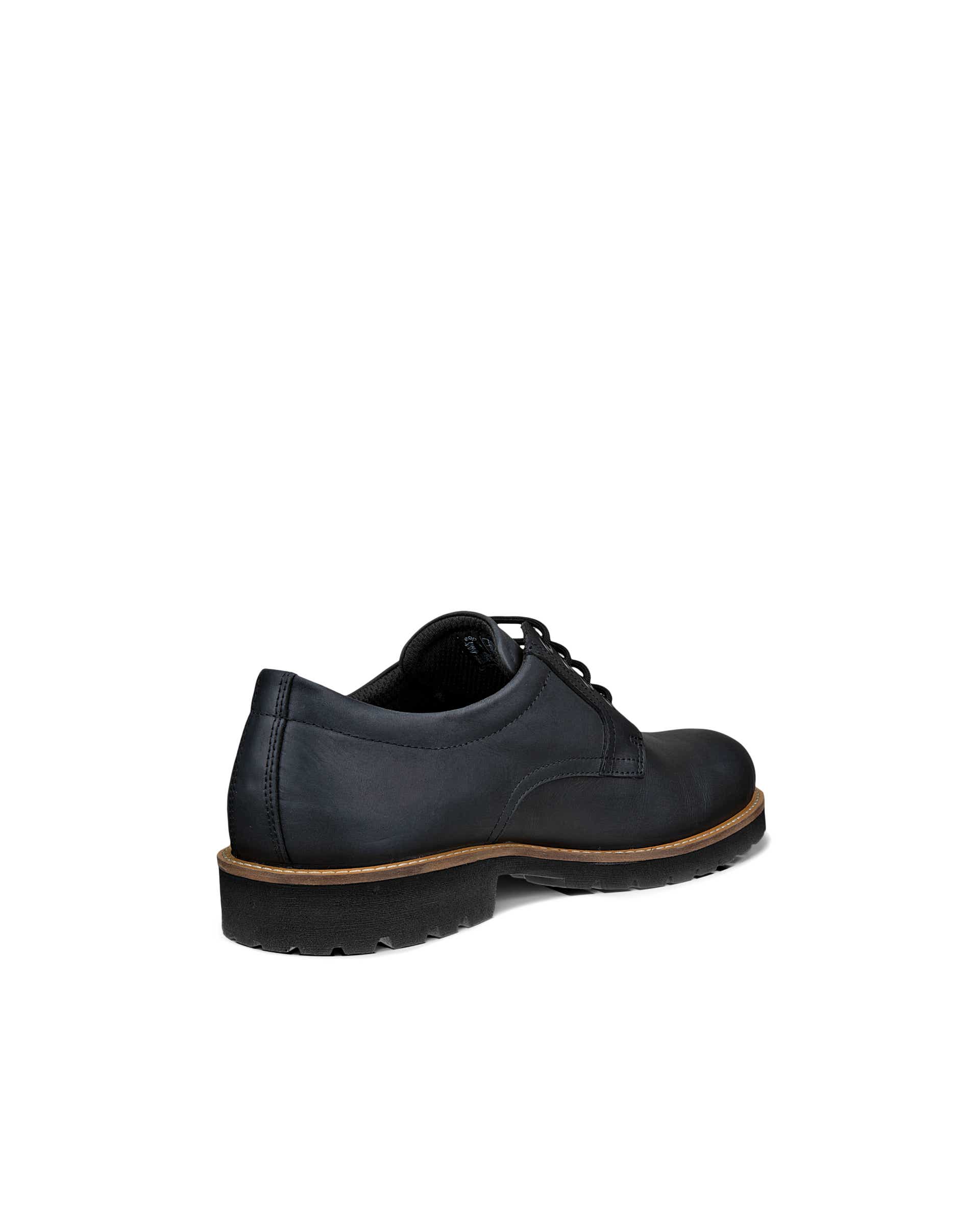Men's ECCO® Jamestown Leather Derby Shoe - Black - Back