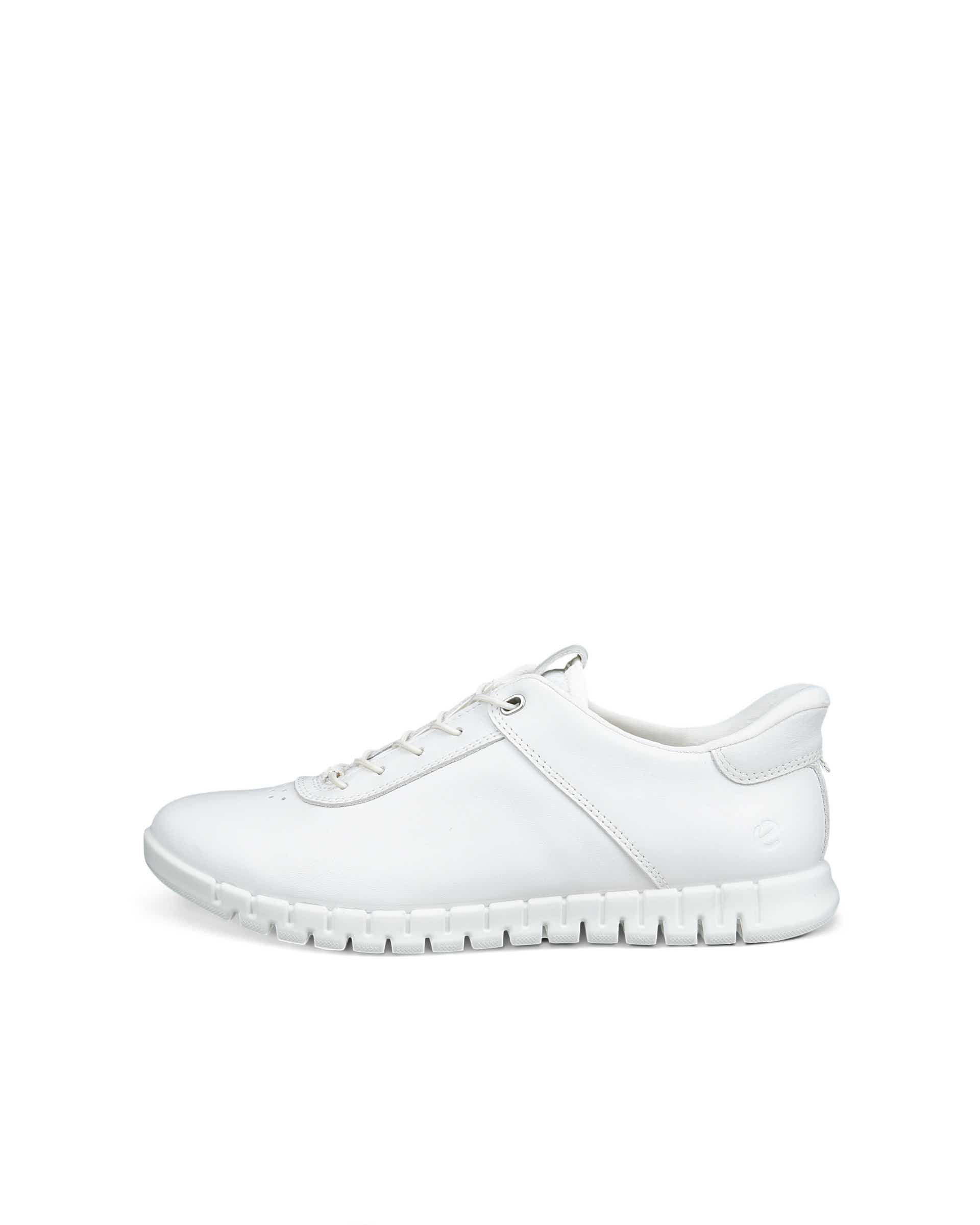 ECCO® GRUUV LITE Damen Lederschnürschuh - Weiss - Outside