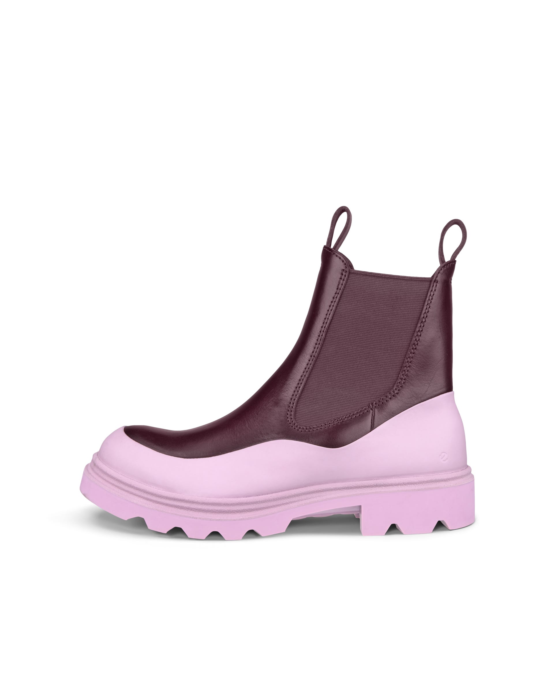 Women's ECCO® Grainer Leather Chelsea Boot - Multicolour - Outside