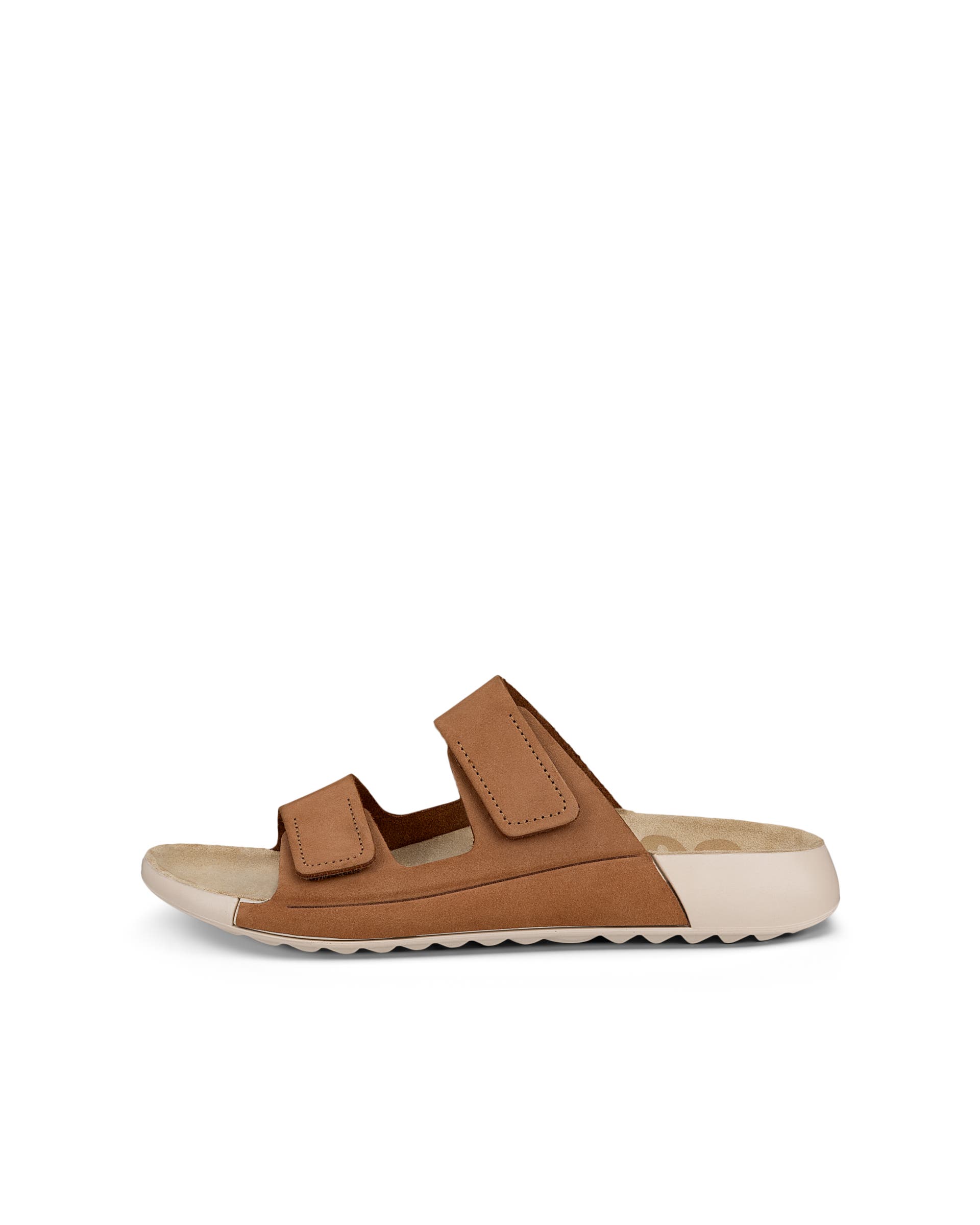 COZMO　コズモ Women's ECCO® Cozmo Nubuck Two Strap Sandal | Beige