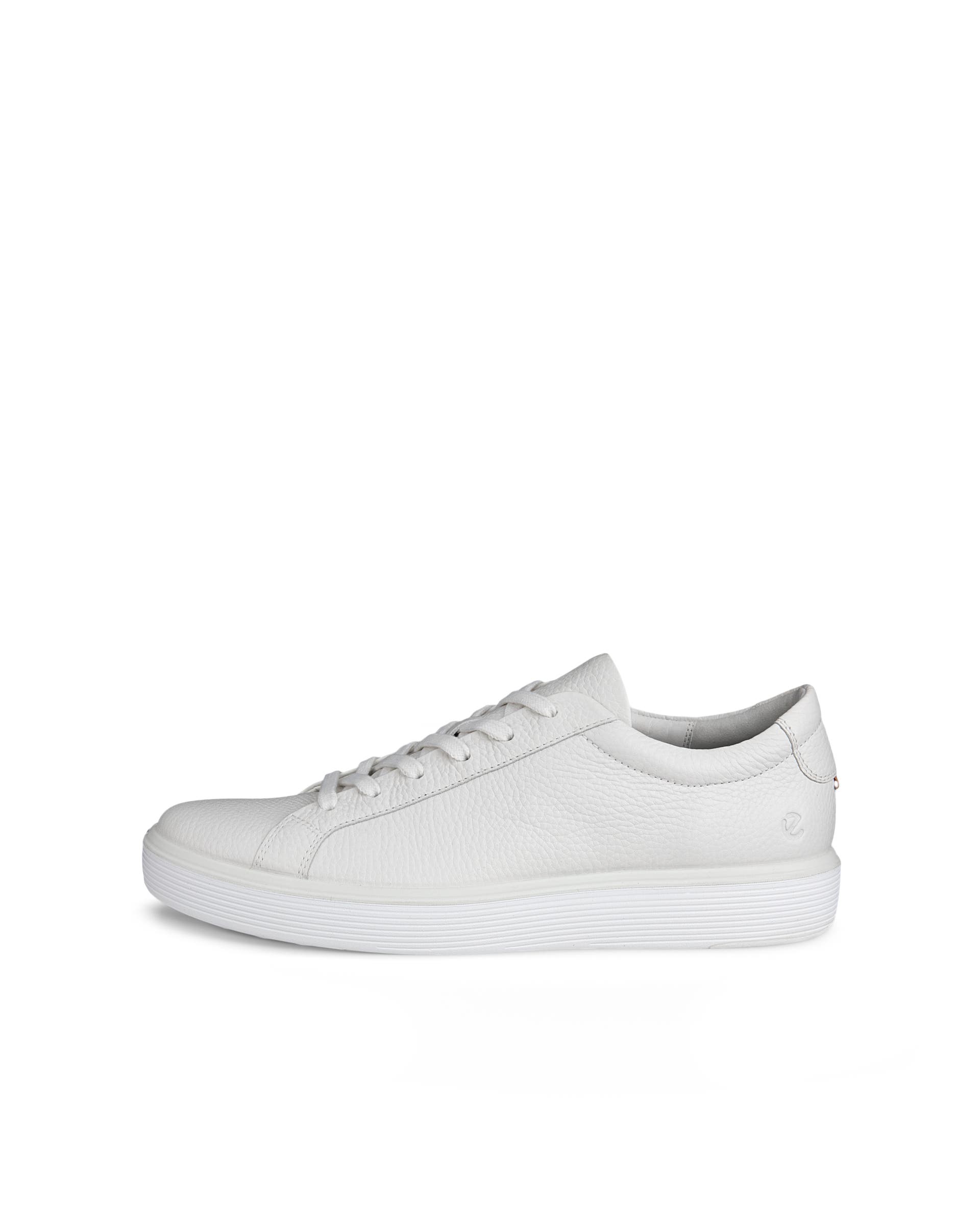ECCO® Soft 60 baskets en cuir pour homme - Blanc - Outside