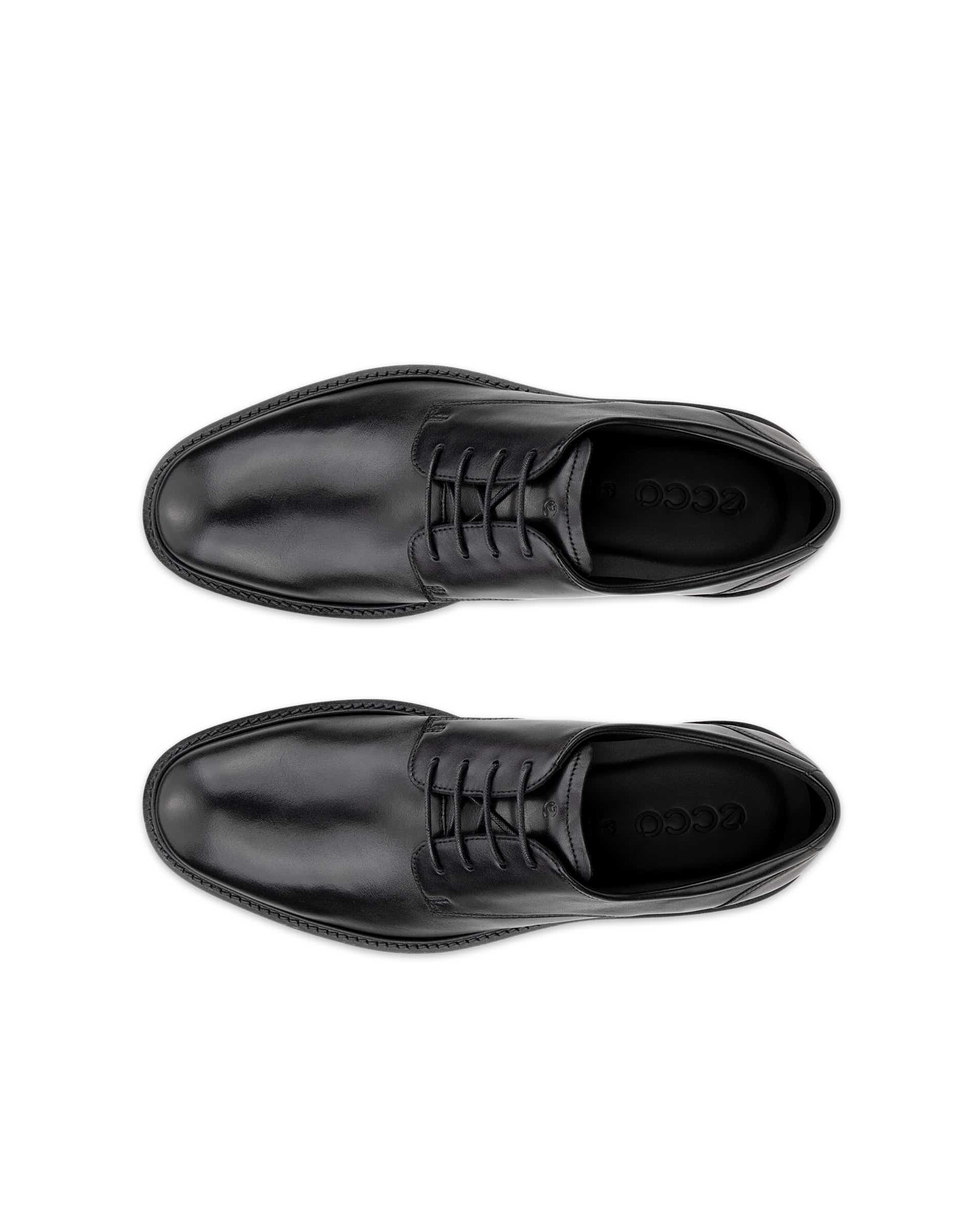 ECCO® METROPOLE PRAGUE herre derby sko skinn - Svart - Top left pair