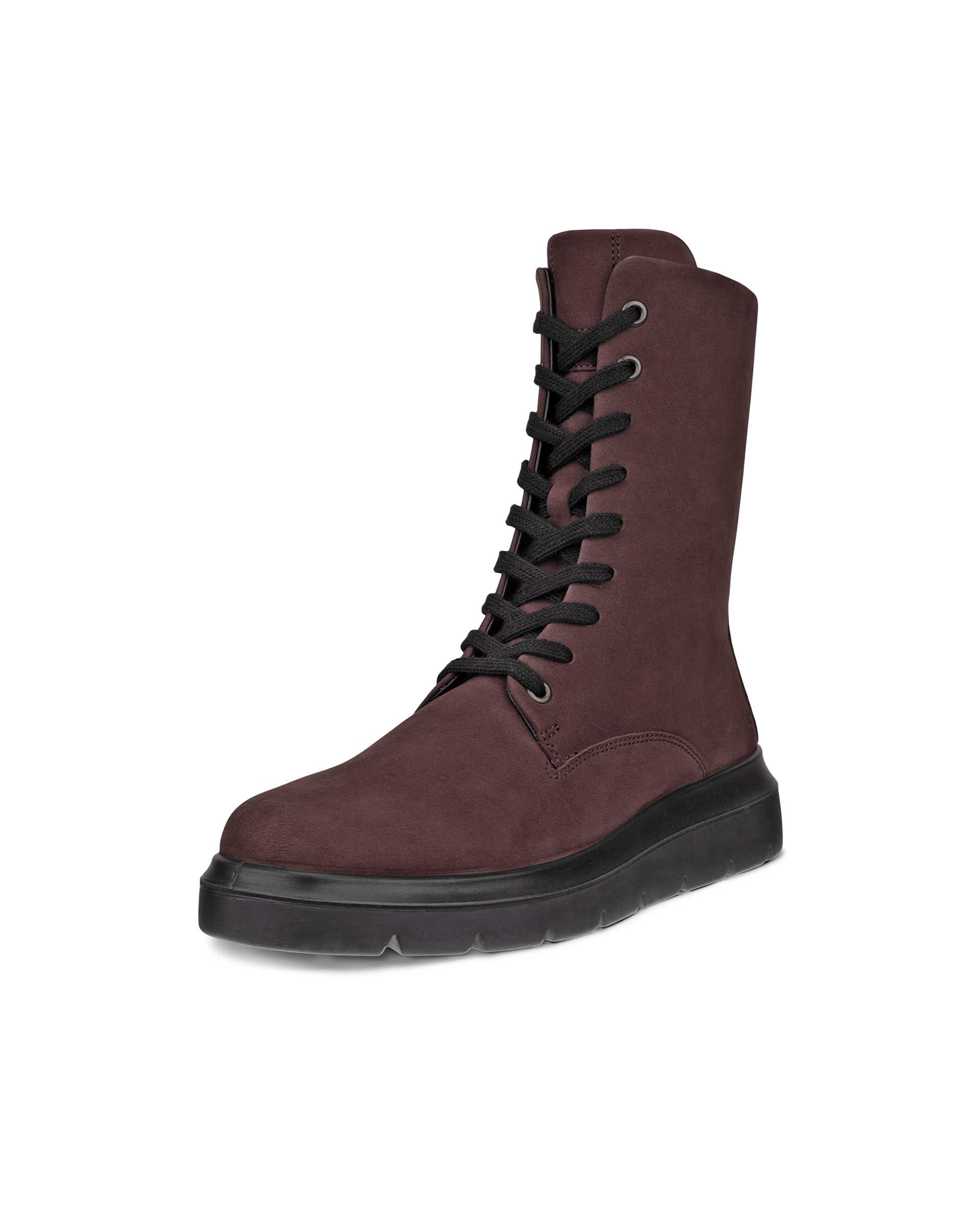 ECCO® NOUVELLE Damen Hoher Stiefel aus Nubukleder - Braun - Main