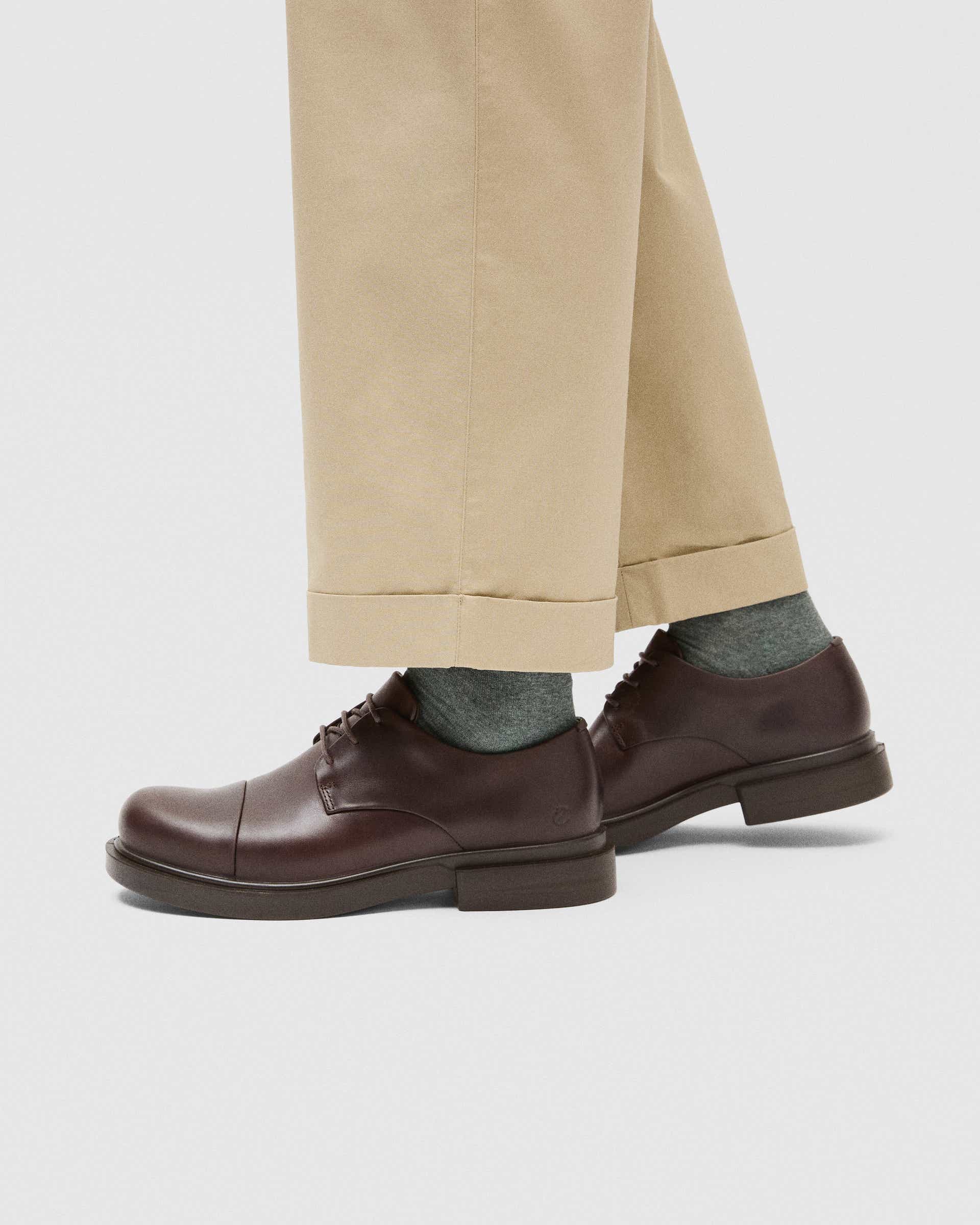 ECCO® Metropole Seoul derbies cuir pour homme - Brun - Lifestyle image-1