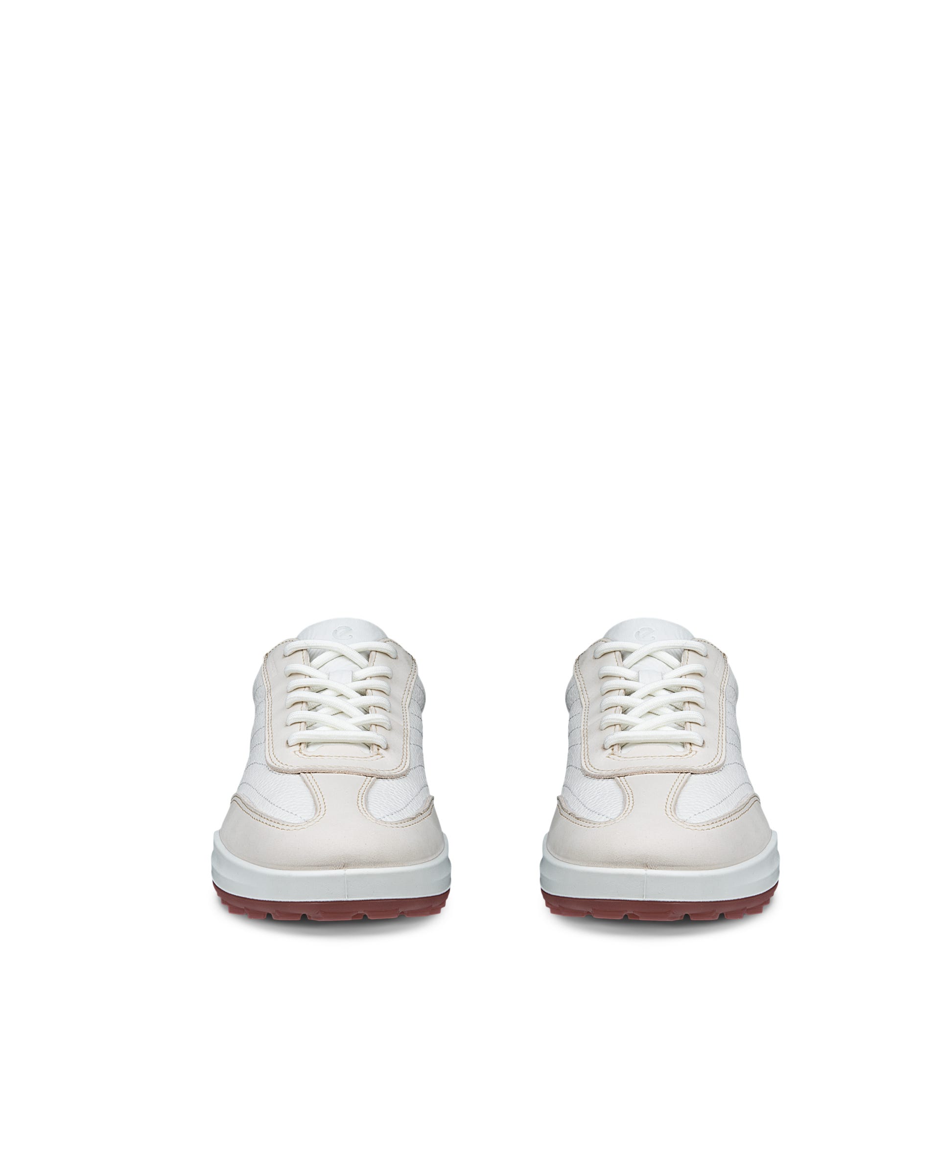 ECCO® GOLF STREET VIBE dame vanntett golfsko skinn - Hvit - Front pair