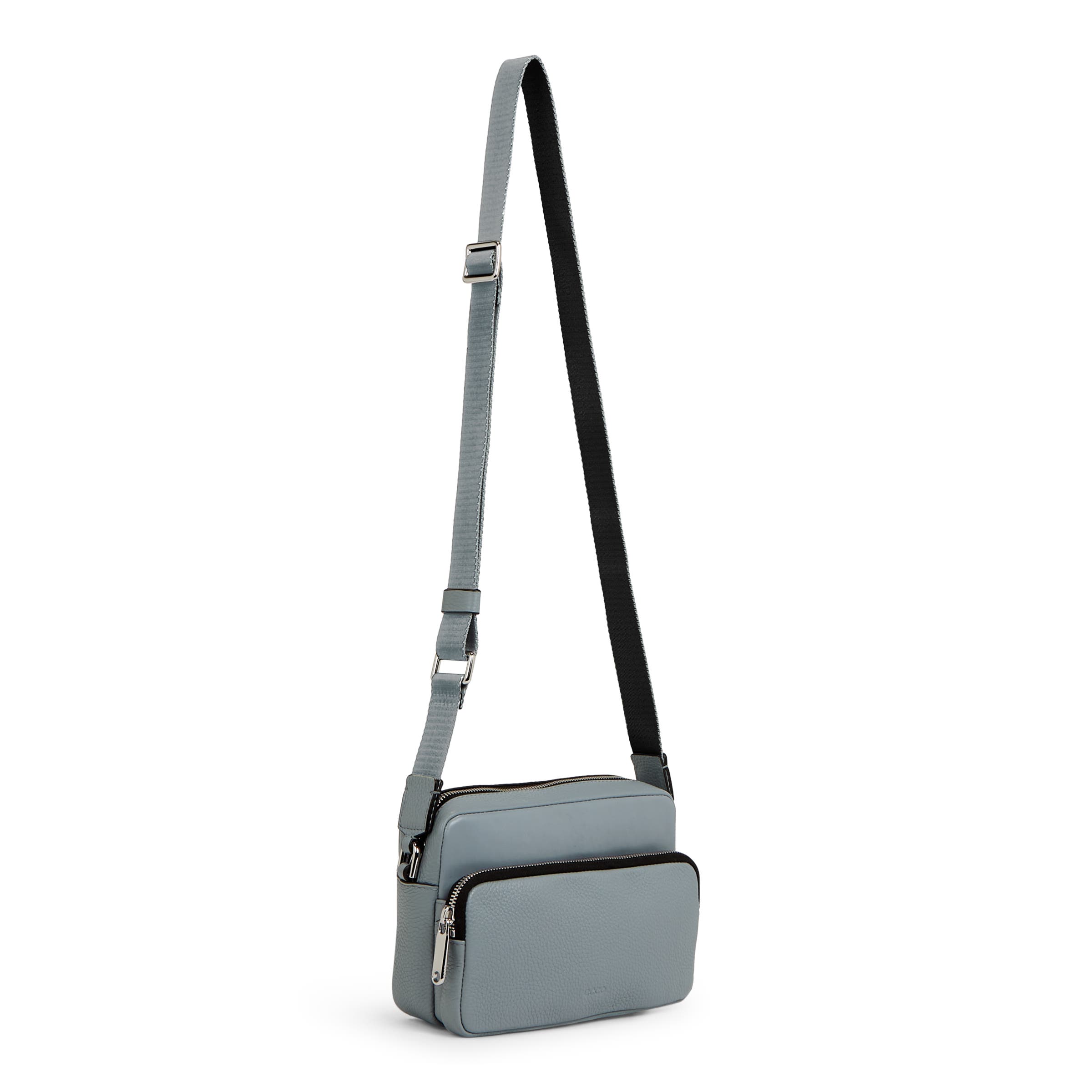 ECCO® Camera Bag Leather Camera Bag - Grey - Main