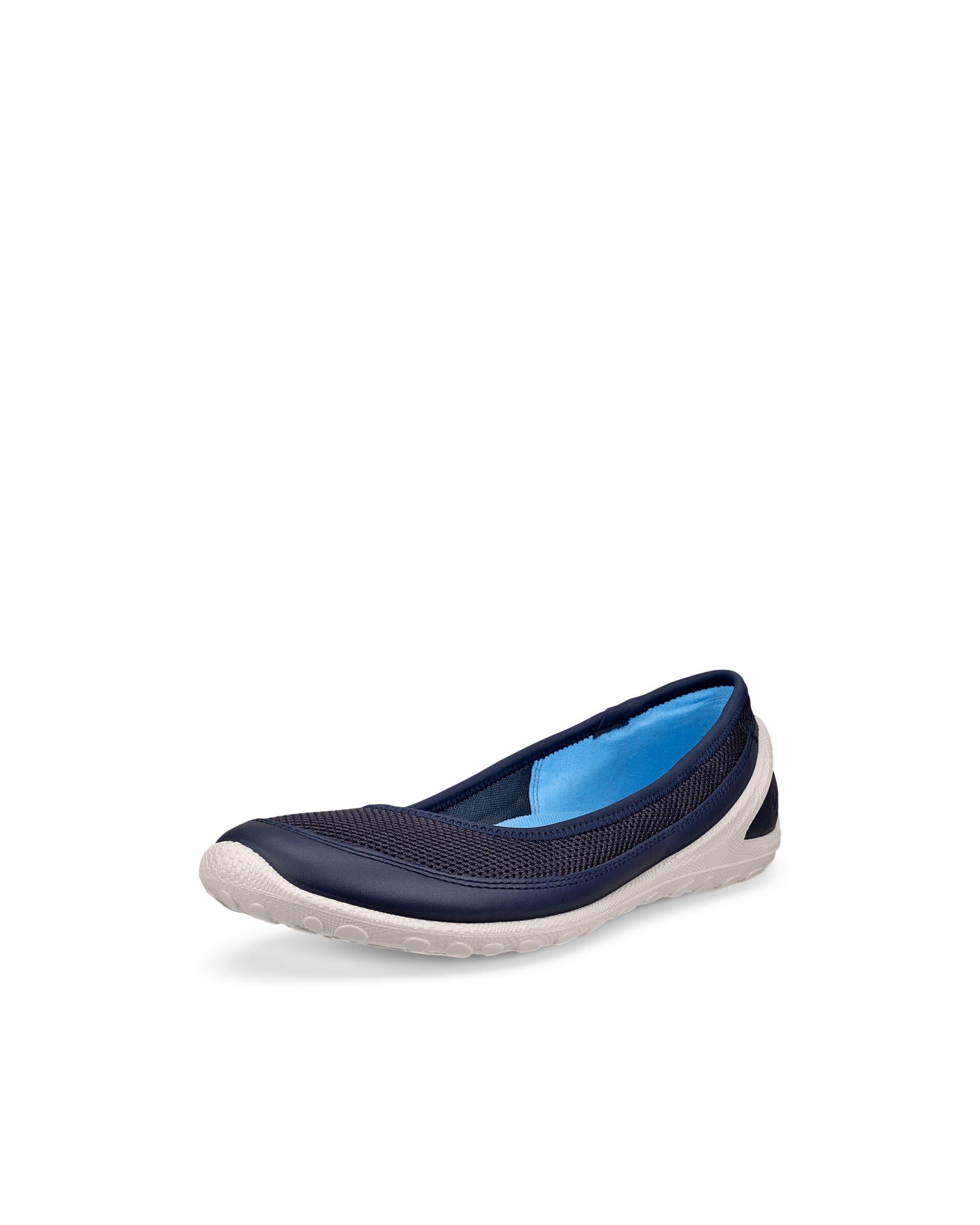 Women's ECCO® Biom Lite Textile Ballerina - Blue - Main