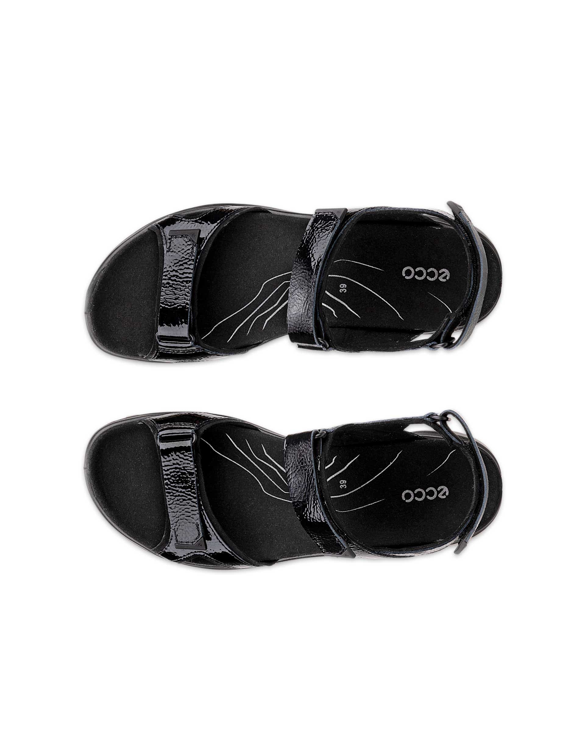 Dámské kožené outdoorové sandály ECCO® Offroad - Černá - Top left pair