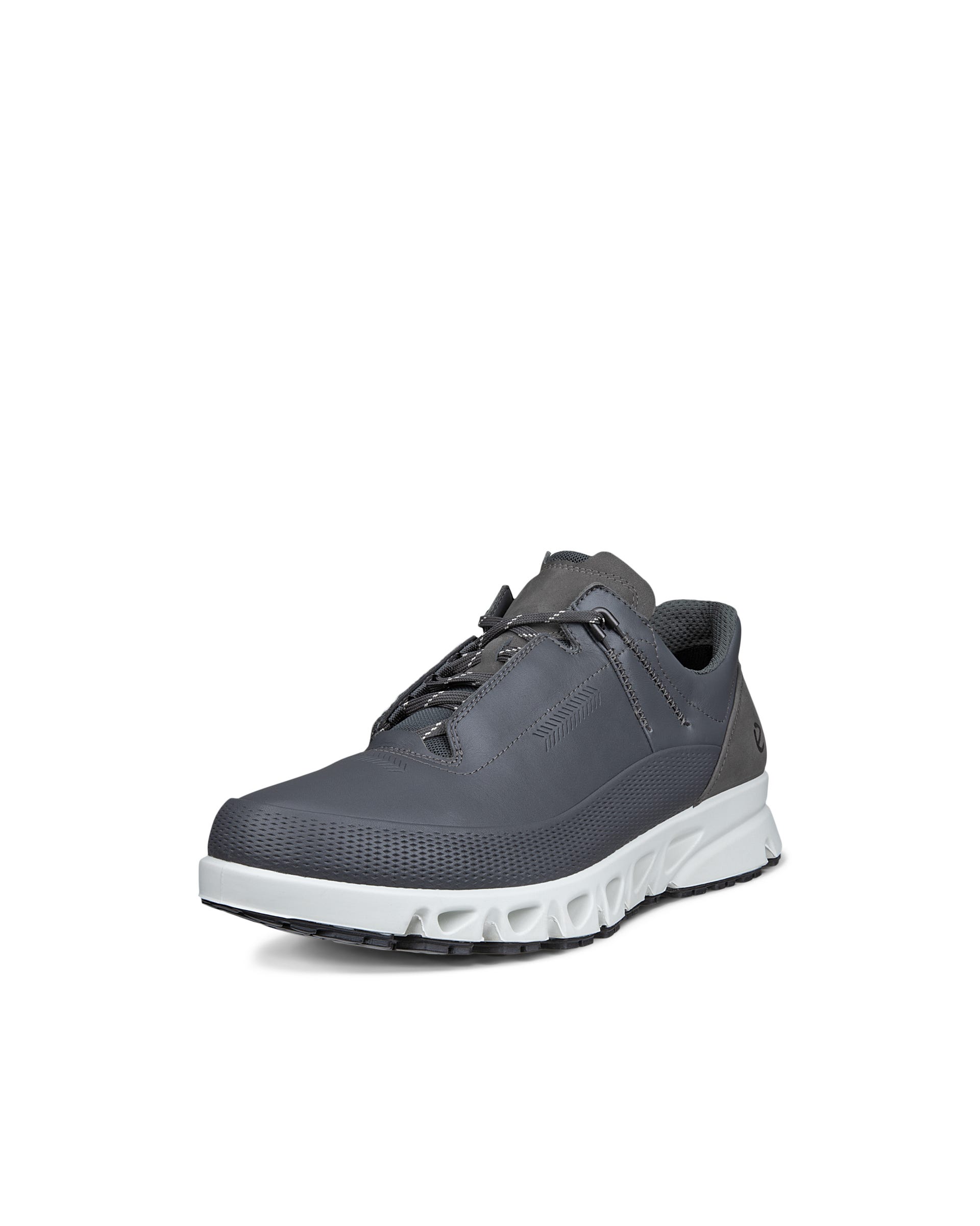 Men's ECCO® MULTI-VENT Leather Gore-Tex Outdoor Trainer - Grey - Main