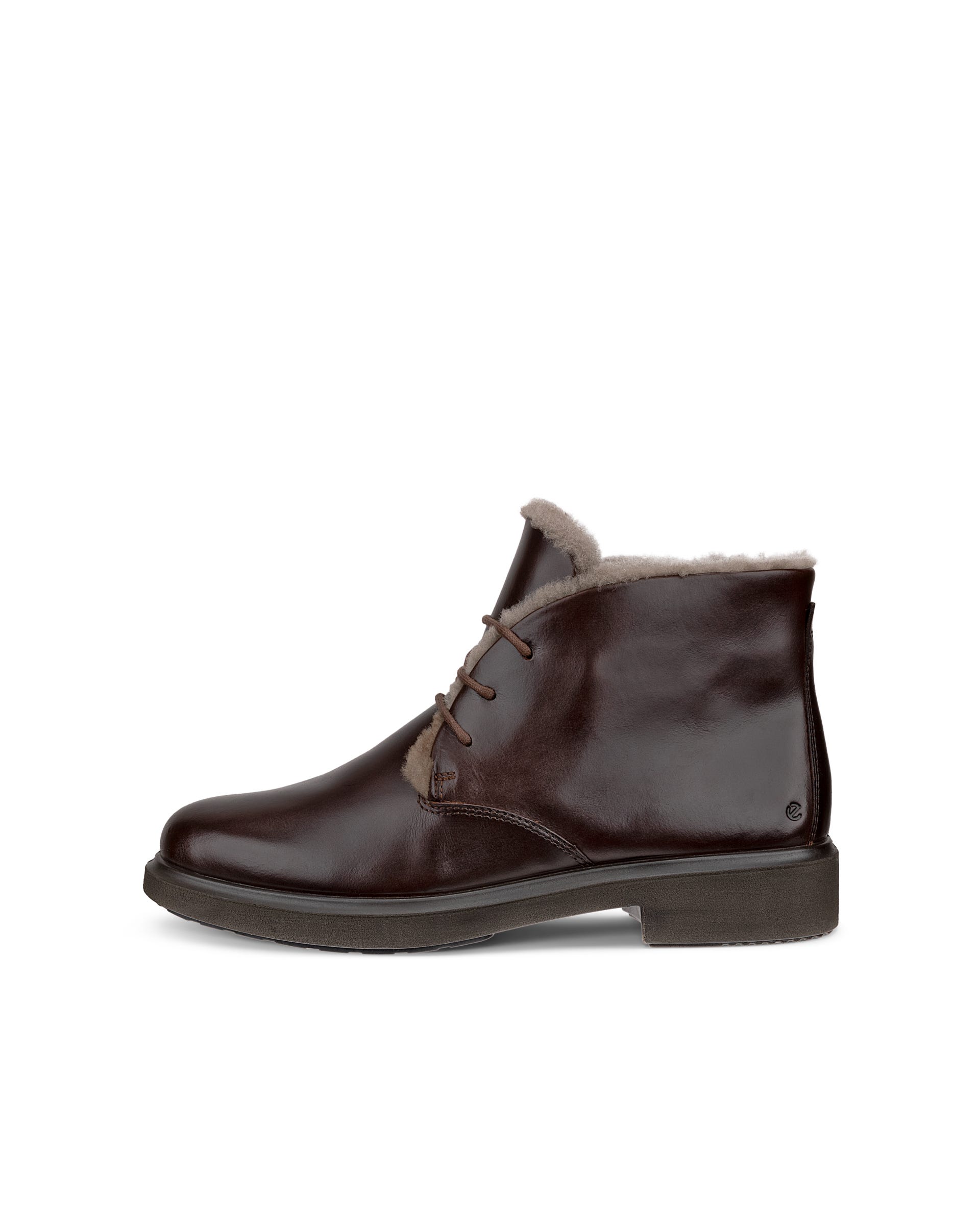 Botas chukka couro mulher ECCO® METROPOLE AMSTERDAM - Castanho - Outside
