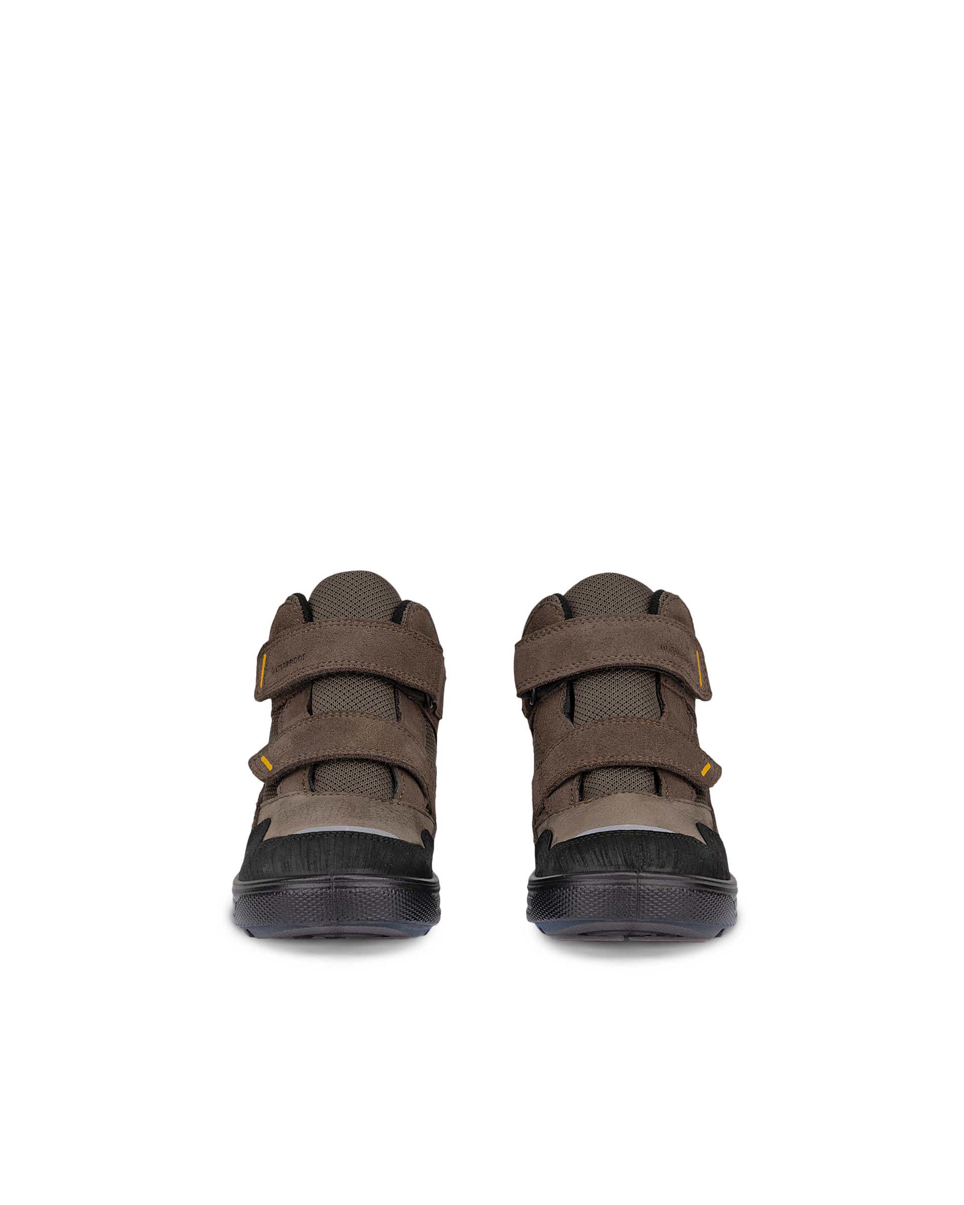 ECCO® URBAN SNOWBOARDER dječje vodootporne zimske platnene čizme - Smeđa - Front pair