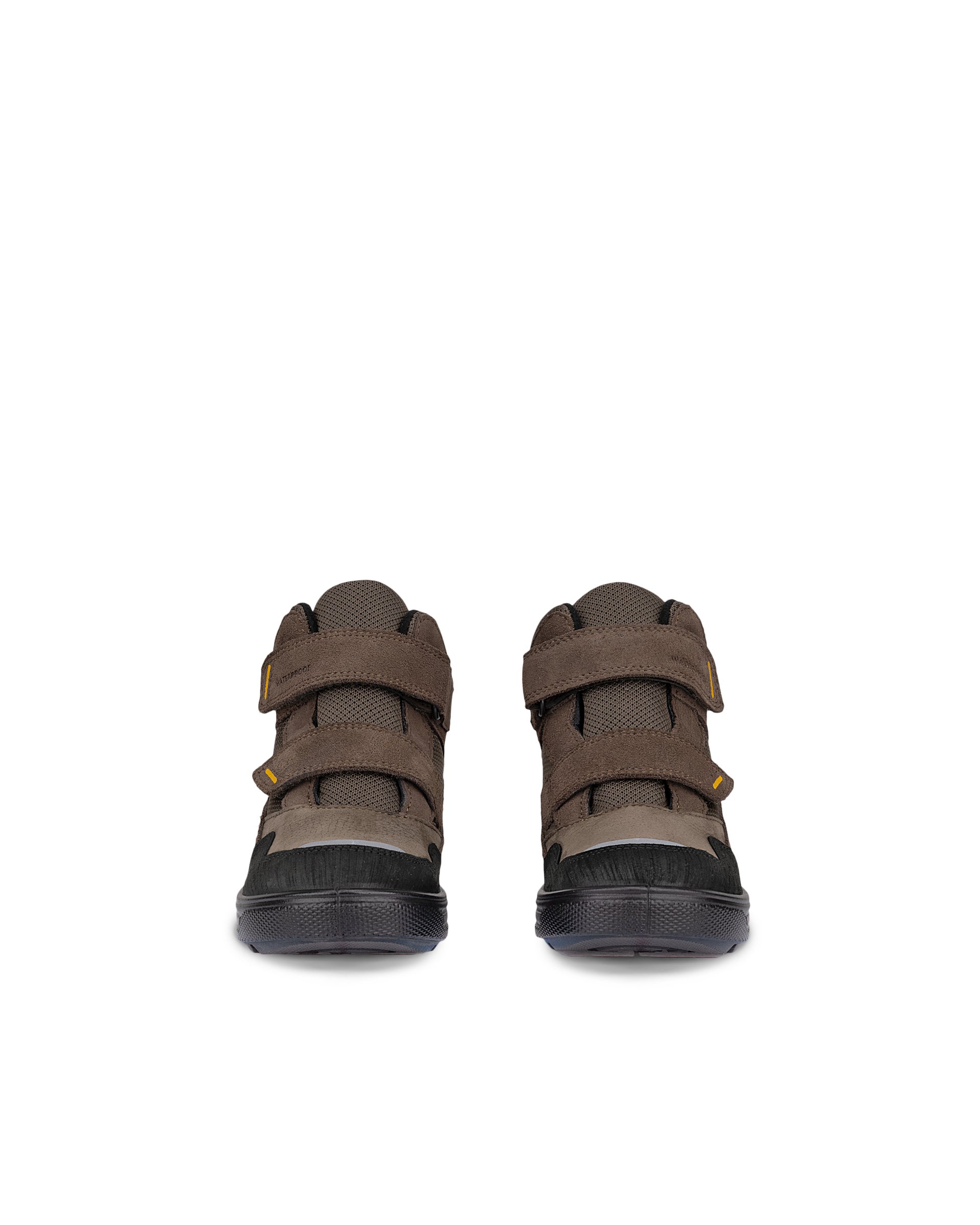 ECCO® URBAN SNOWBOARDER bottes d'hiver imperméable en toile pour enfant - Marron - Front pair