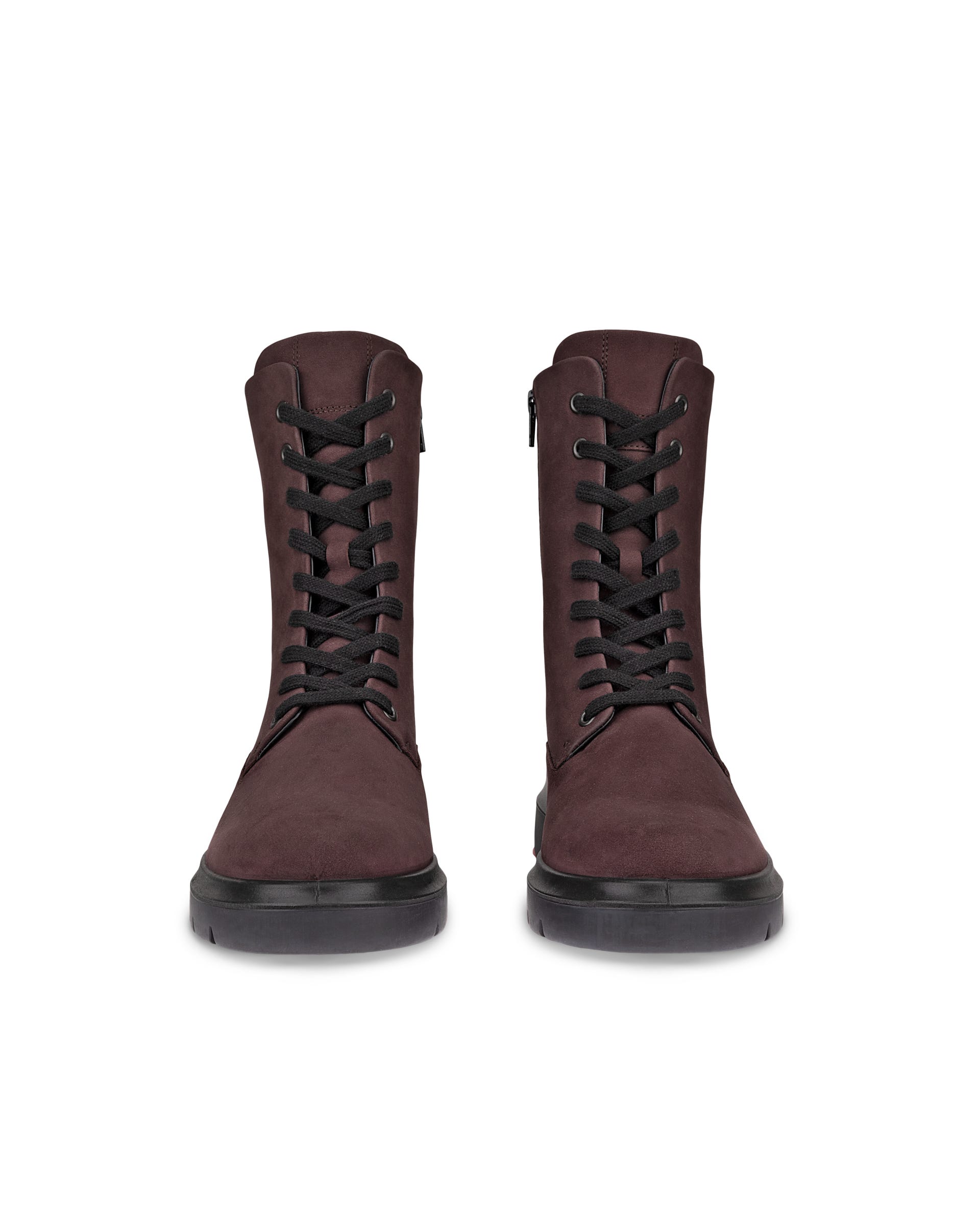 ECCO® NOUVELLE høj støvle i nubuck til damer - Brun - Front pair