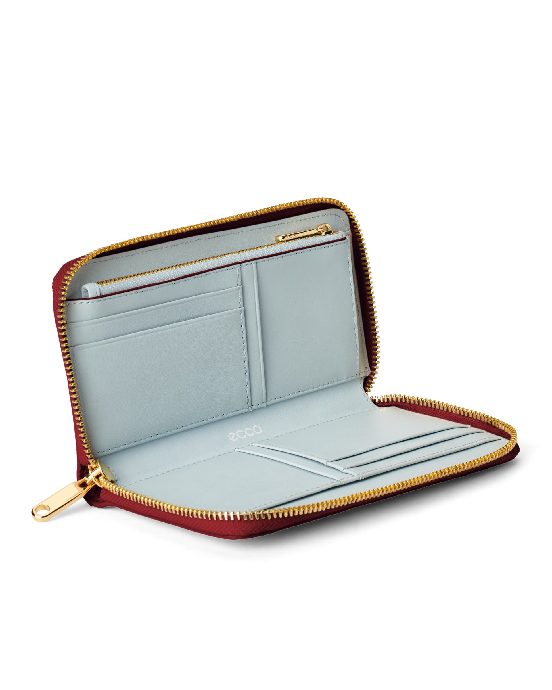 ECCO Wallet Zipped レザーウォレット - レッド - Inside