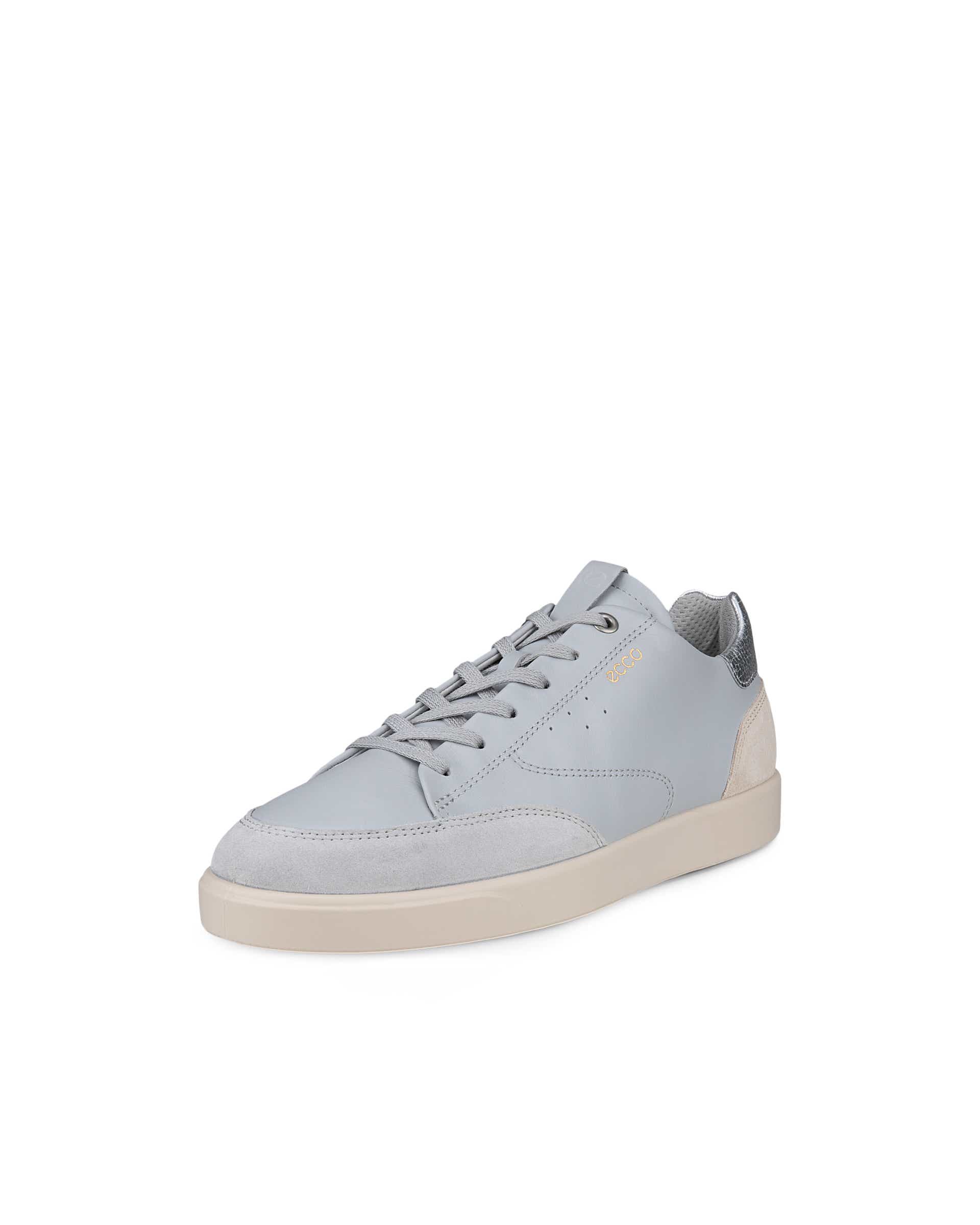 Women's ECCO® Street Lite Leather Sneaker - Grey - Main