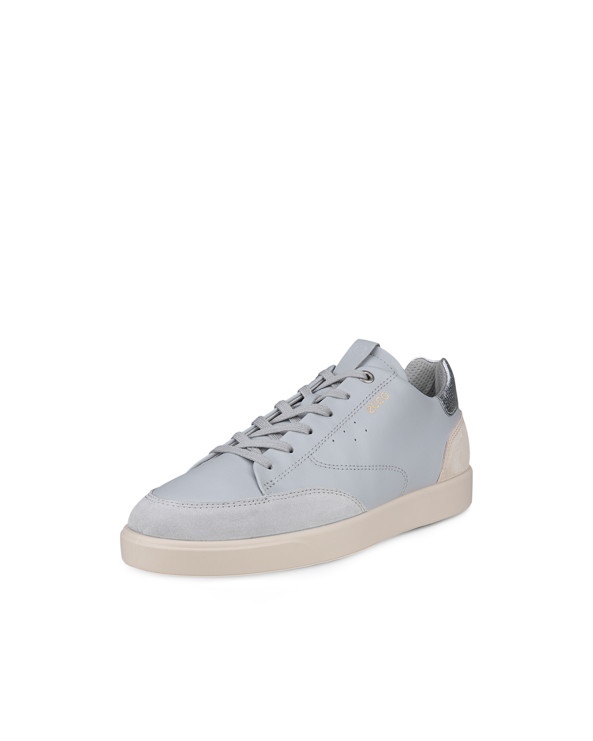 ECCO® Street Lite Dames leren sneaker - Grijs - Main