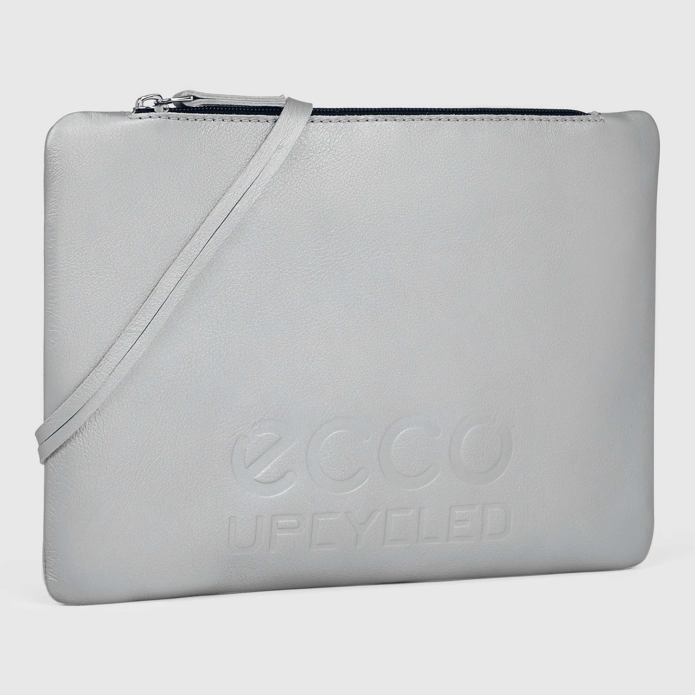 ECCO® Upcycled Leather Pouch Bag - Metallics - Main