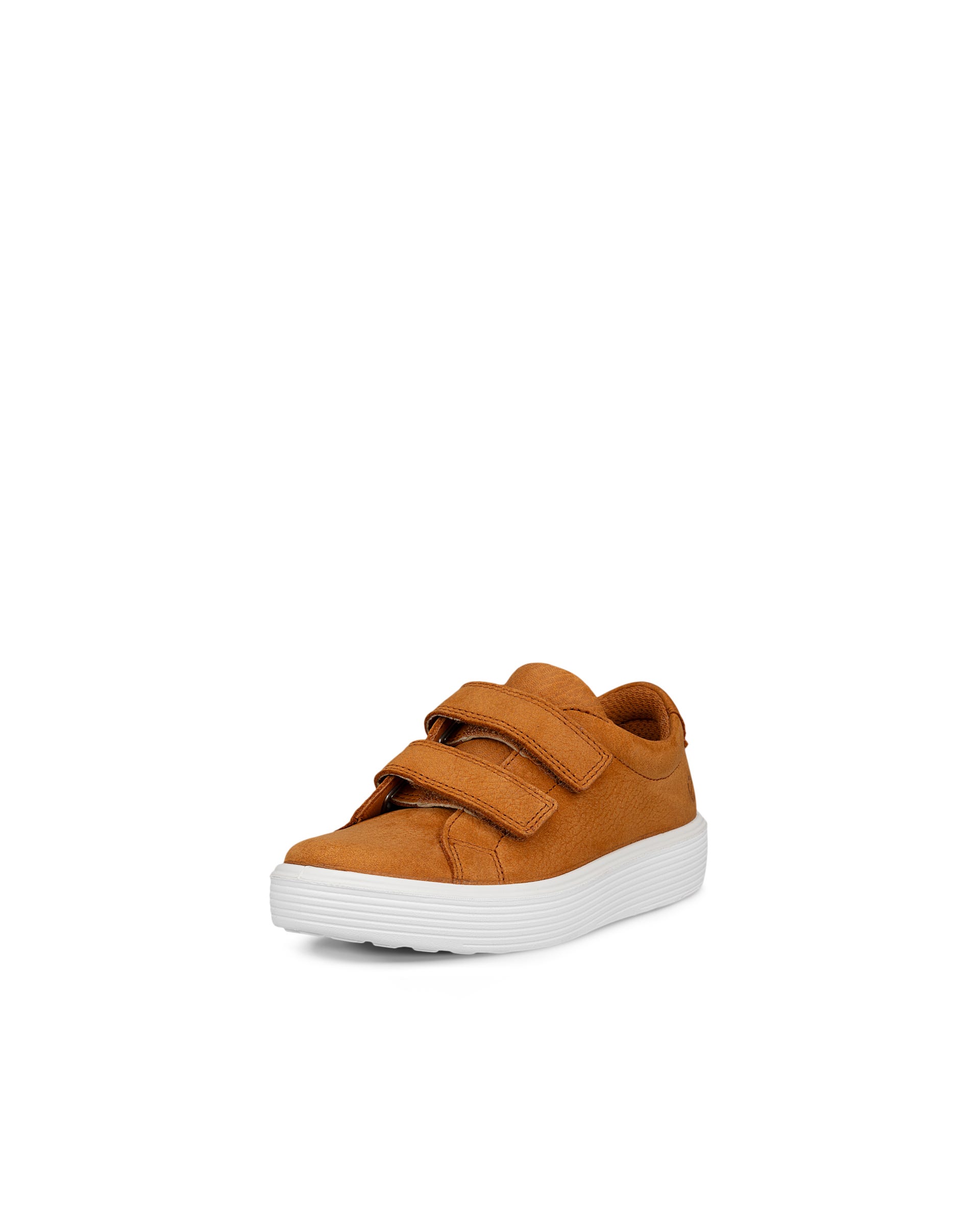 Kids' ECCO® SOFT 60 Nubuck Sneaker - Brown - Main
