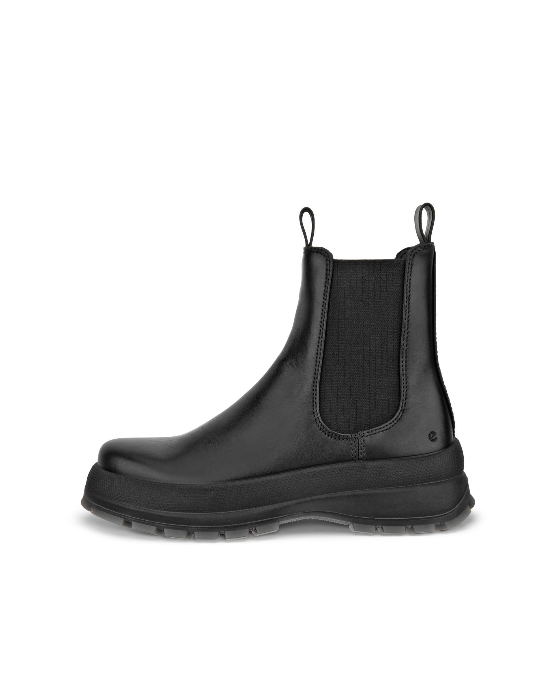 ECCO® TRACK 30 dames leren Chelsea boot - Zwart - Outside