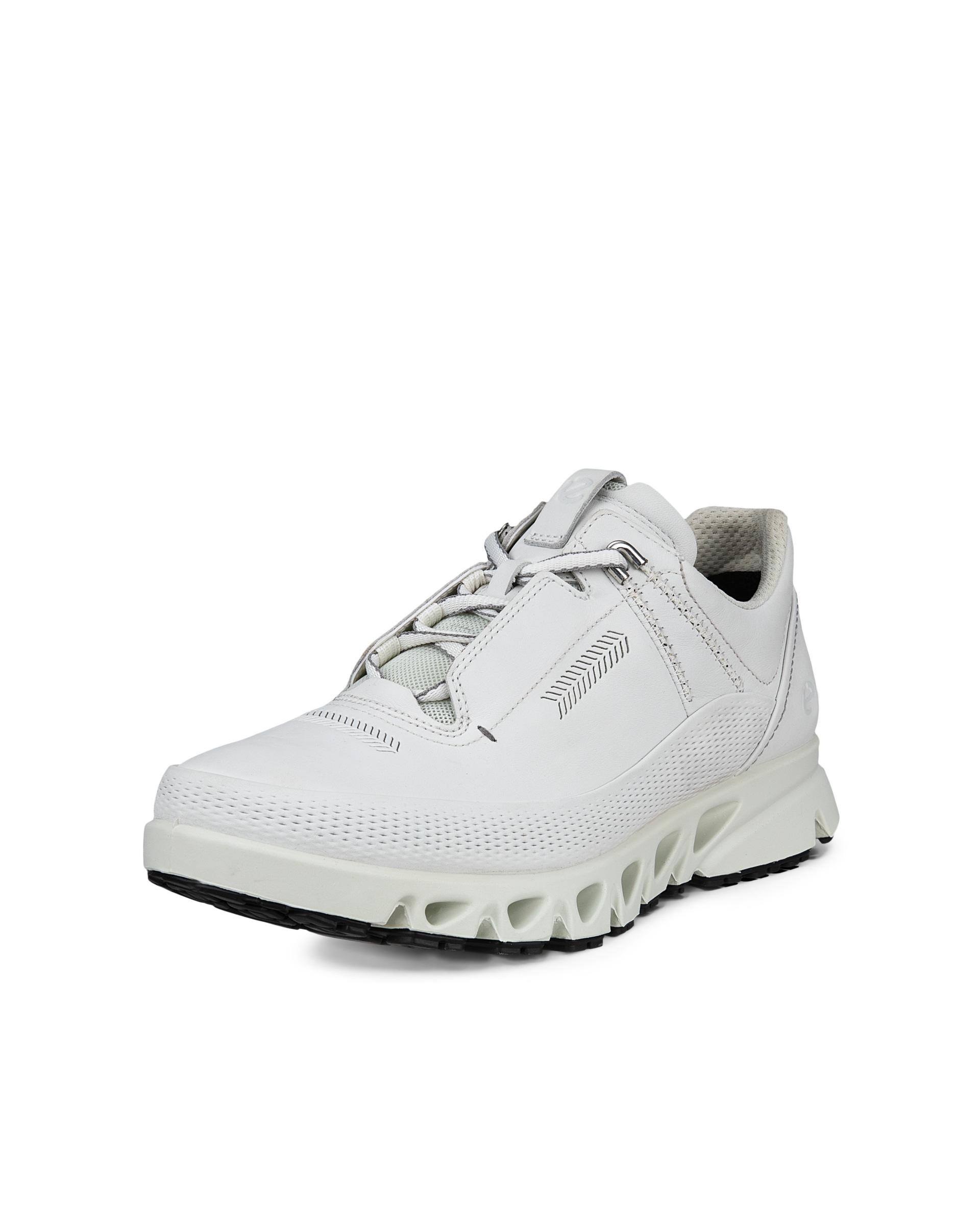 ECCO® Multi-Vent chaussures en cuir Gore-Tex pour femme - Blanc - Main