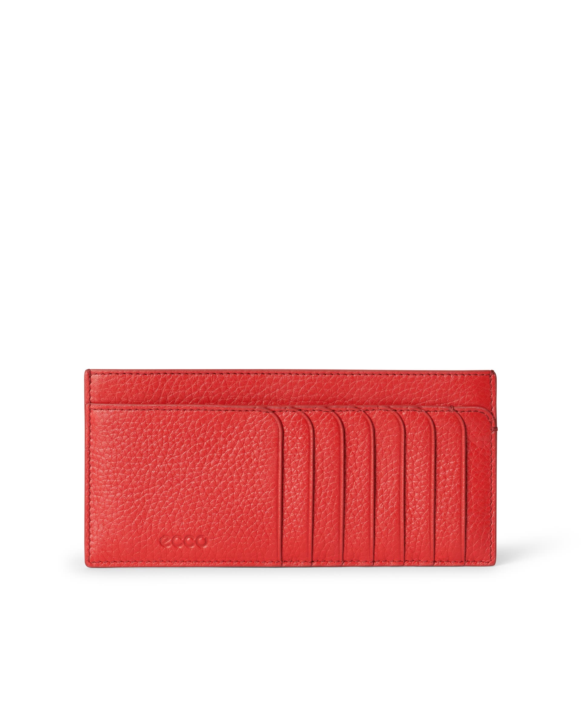 ECCO Wallet Pebbled レザーウォレット - レッド - Main