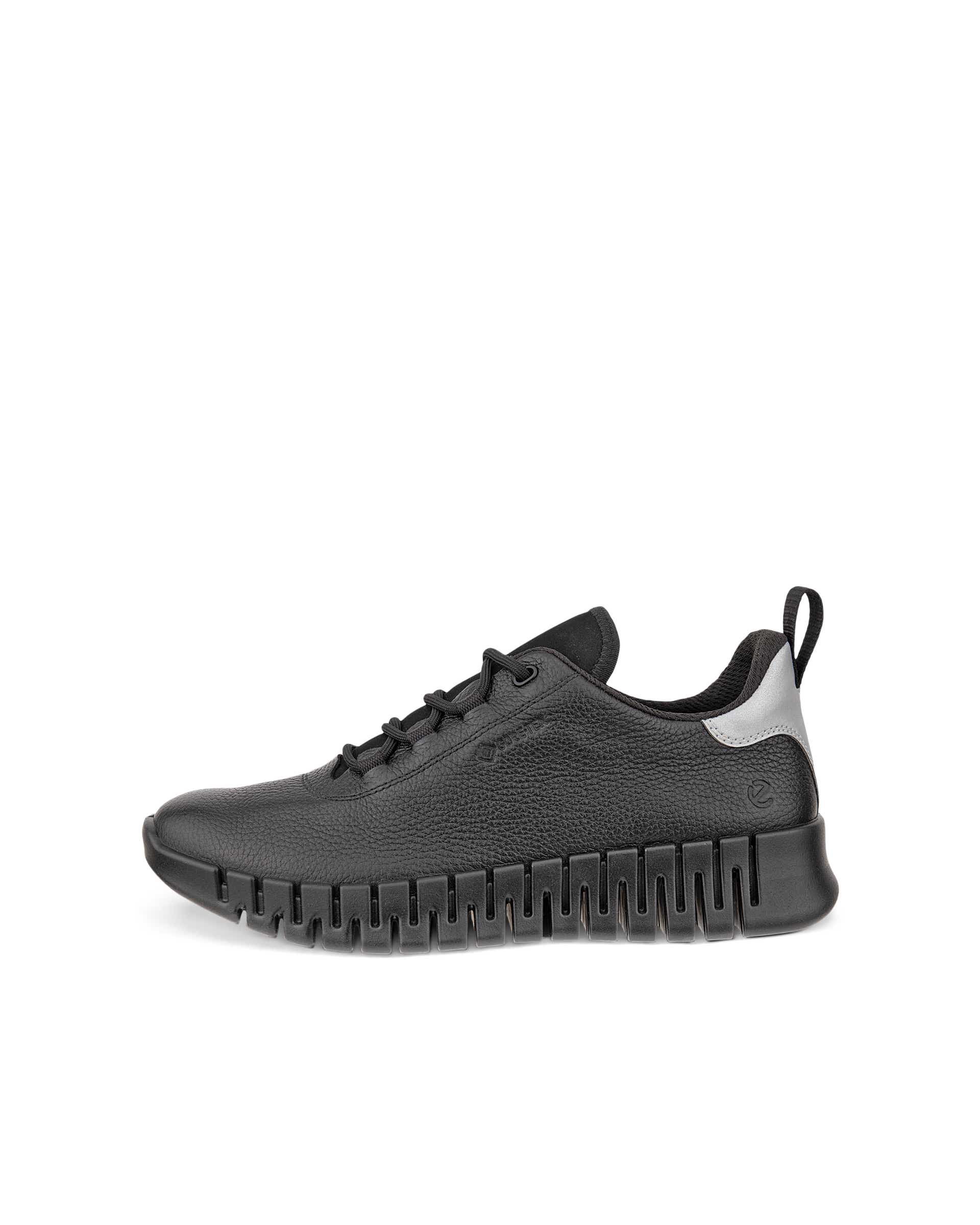 ECCO Gruuv WOMEN ウィメンズ レザーGore-Texスニーカー | ブラック ECCO Gruuv WOMEN ウィメンズ レザーGore-Texスニーカー | ブラック