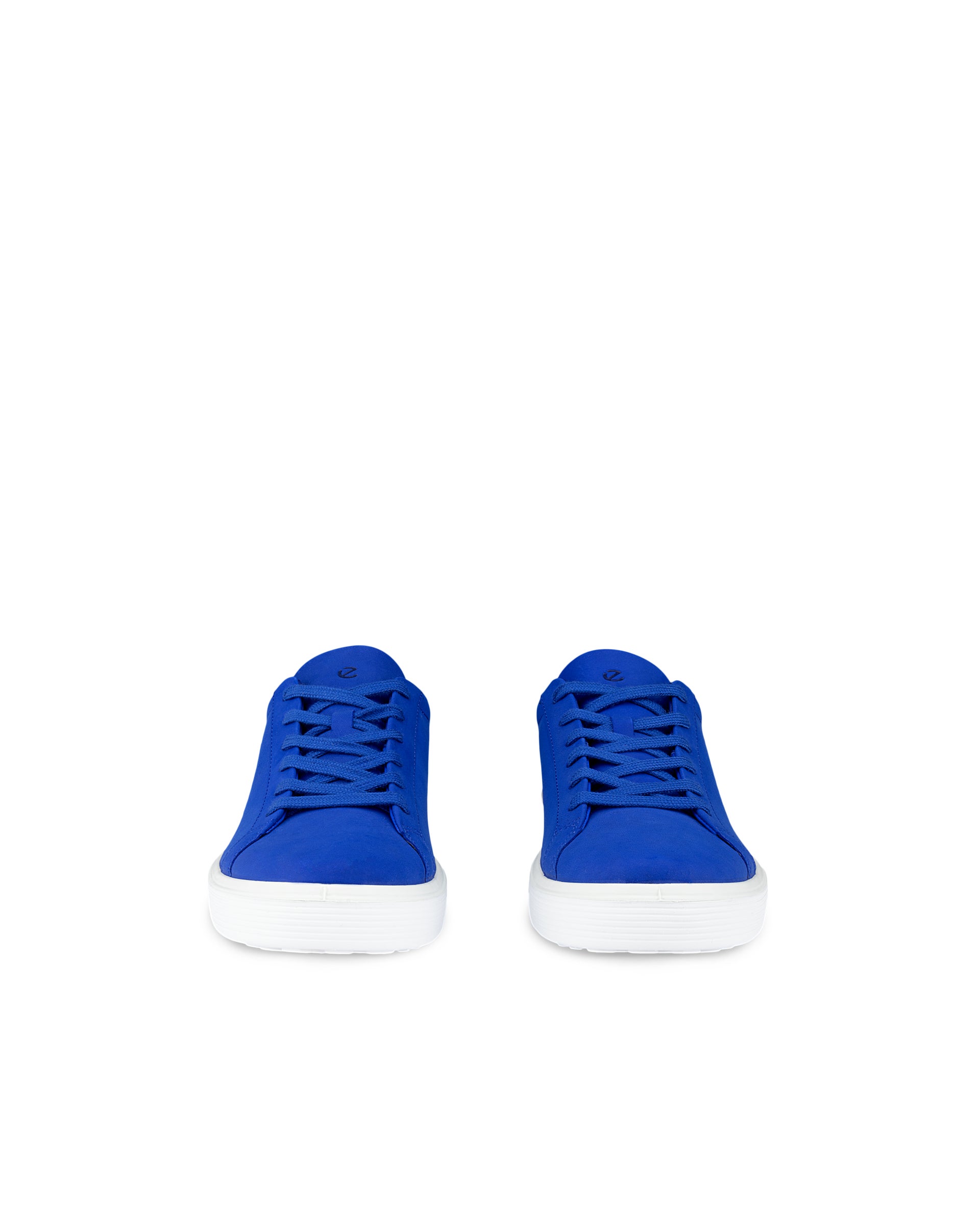 ECCO® Soft 60 Herren Sneaker aus Nubukleder - Blau - Front pair