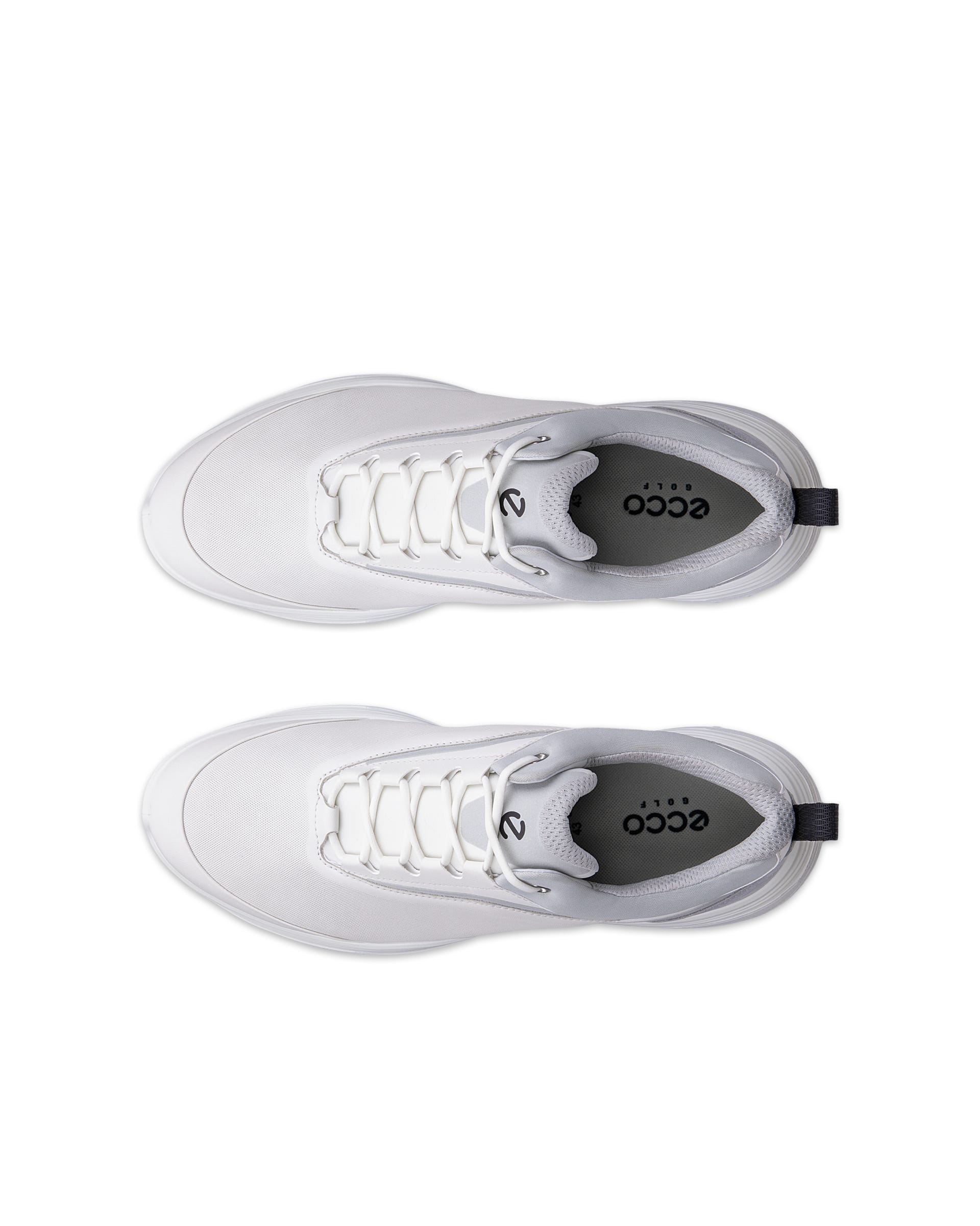 Men's ECCO® Golf LT1 Leather Waterproof Golf Shoe - White - Outside